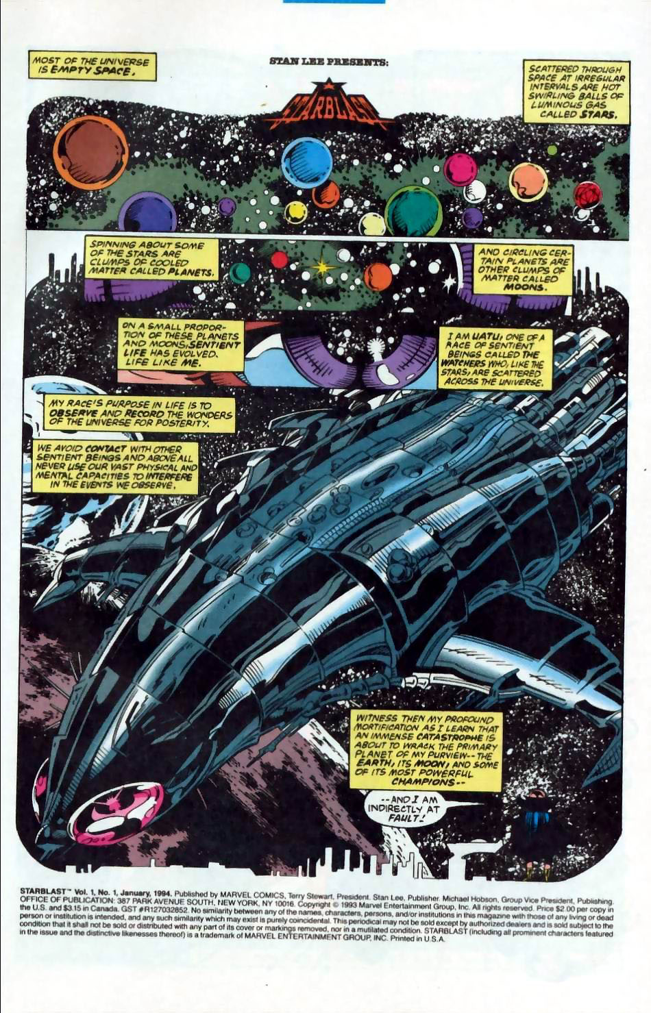 Read online Starblast comic -  Issue #1 - 2