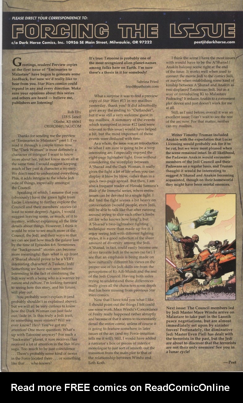 Read online Star Wars (1998) comic -  Issue #14 - 29