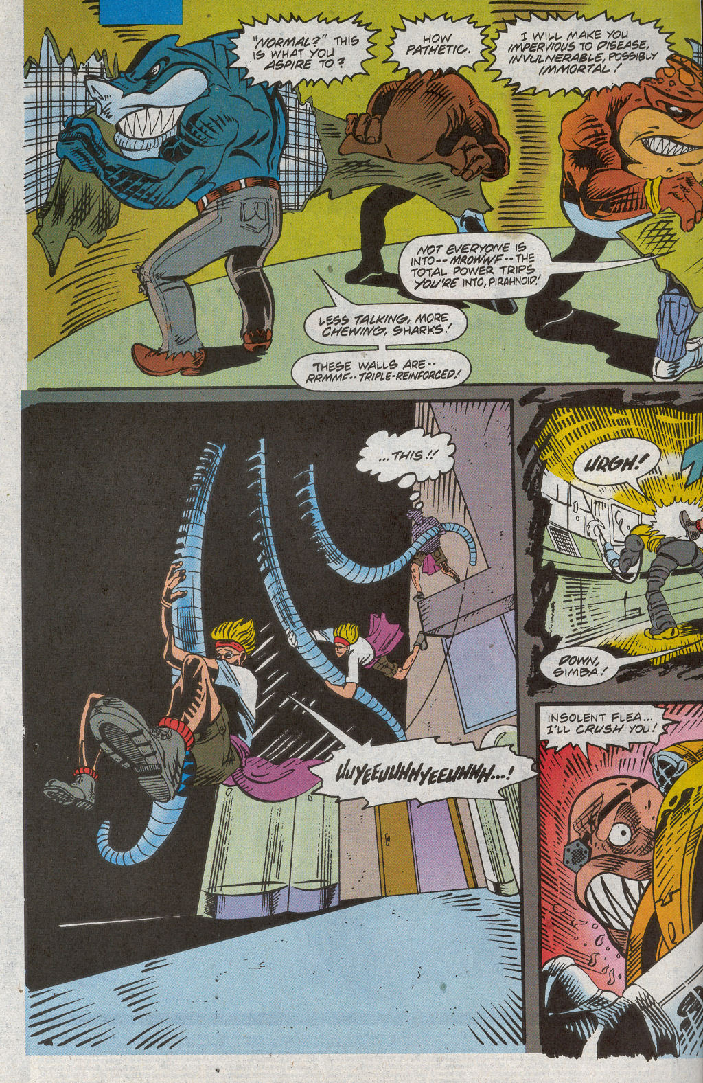 Read online Street Sharks comic -  Issue #3 - 4