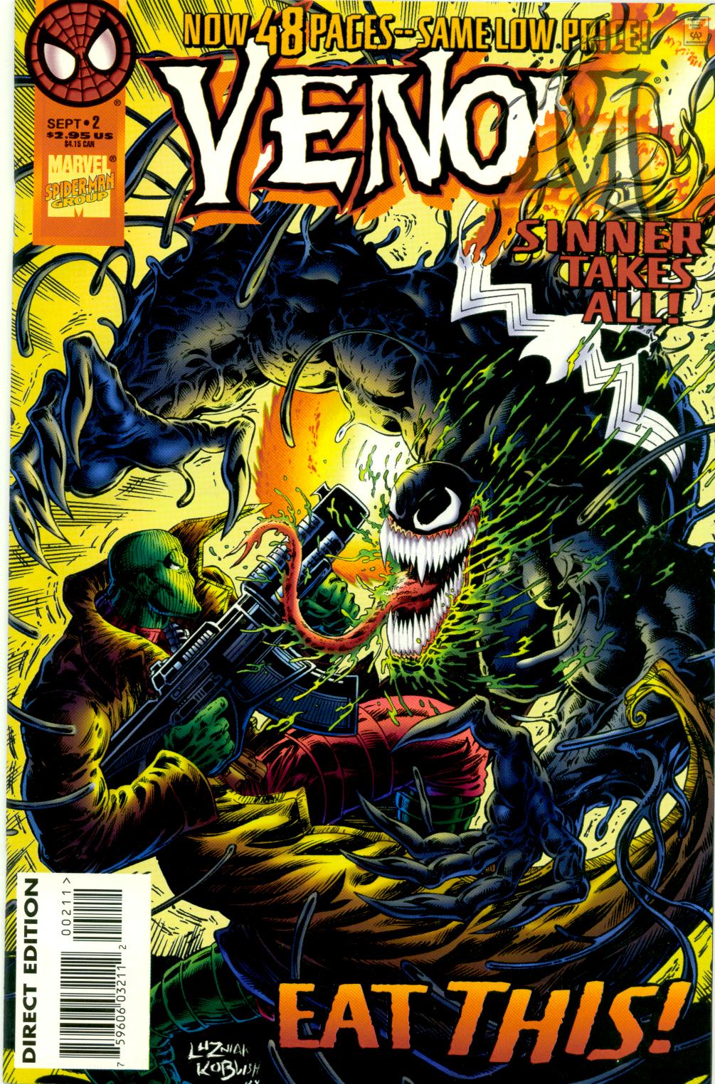 Read online Venom: Sinner Takes All comic -  Issue #2 - 1