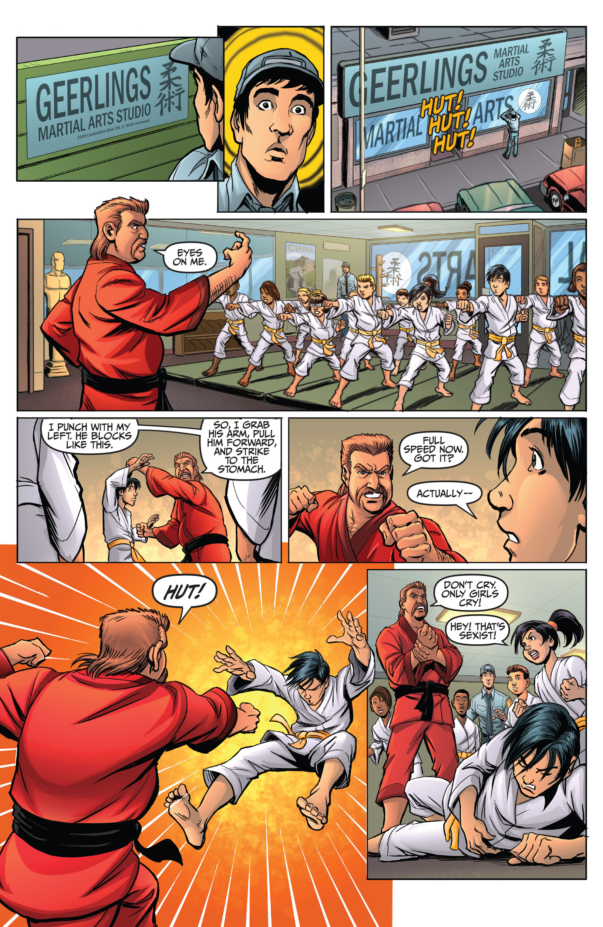 Read online Bruce Lee: The Dragon Rises comic -  Issue #1 - 6