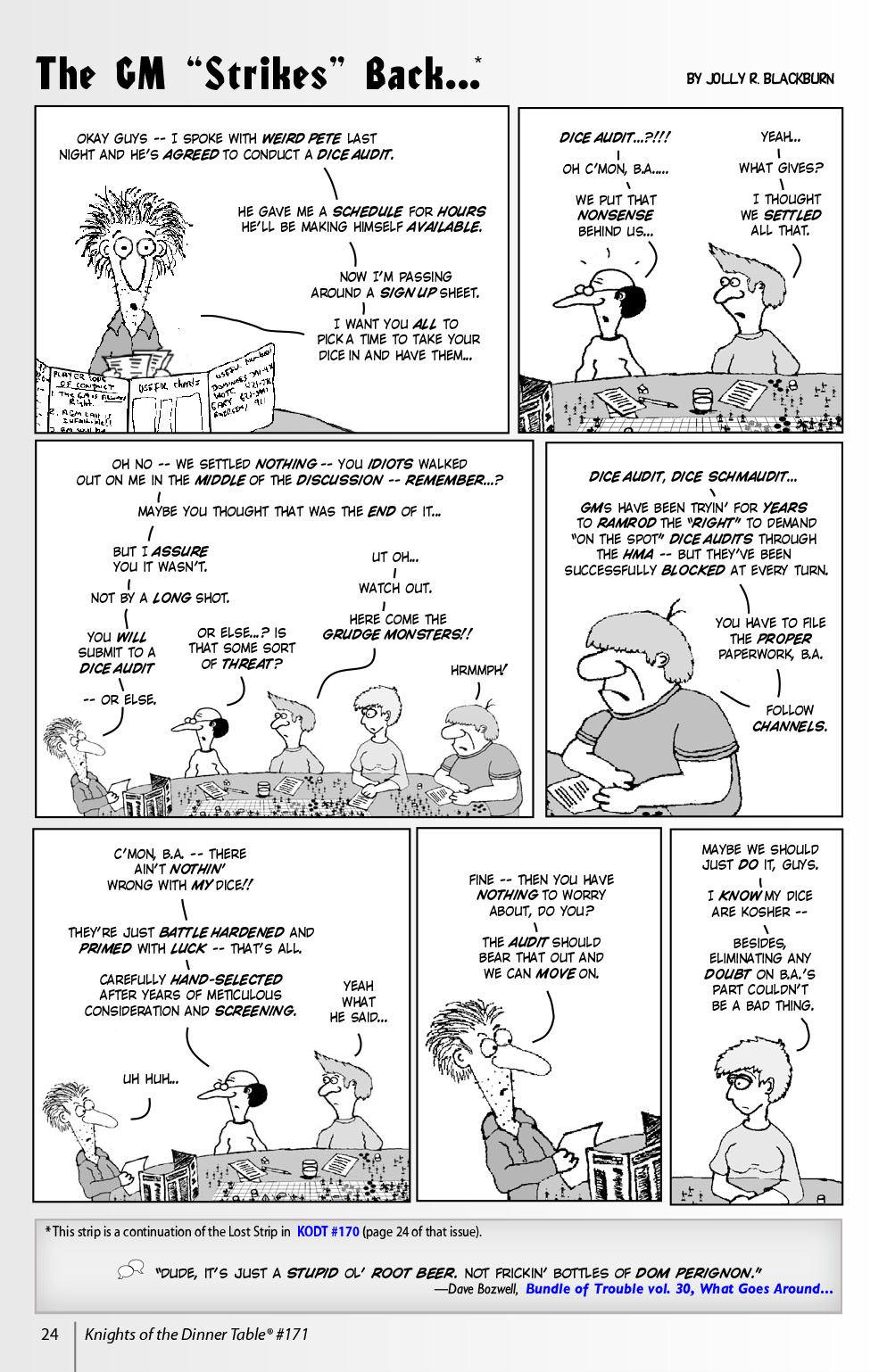 Read online Knights of the Dinner Table comic -  Issue #171 - 26