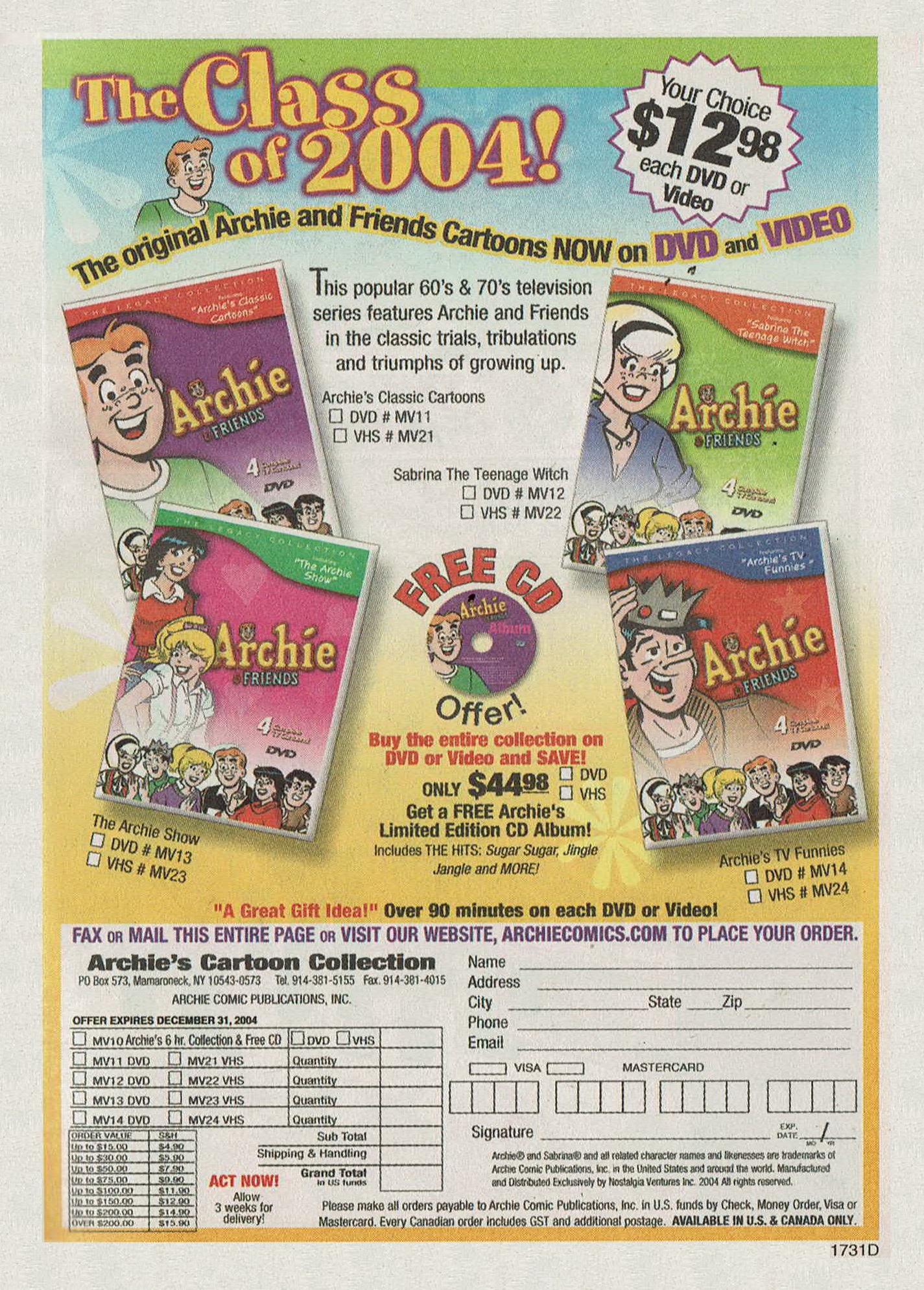 Read online Archie's Holiday Fun Digest comic -  Issue #9 - 45