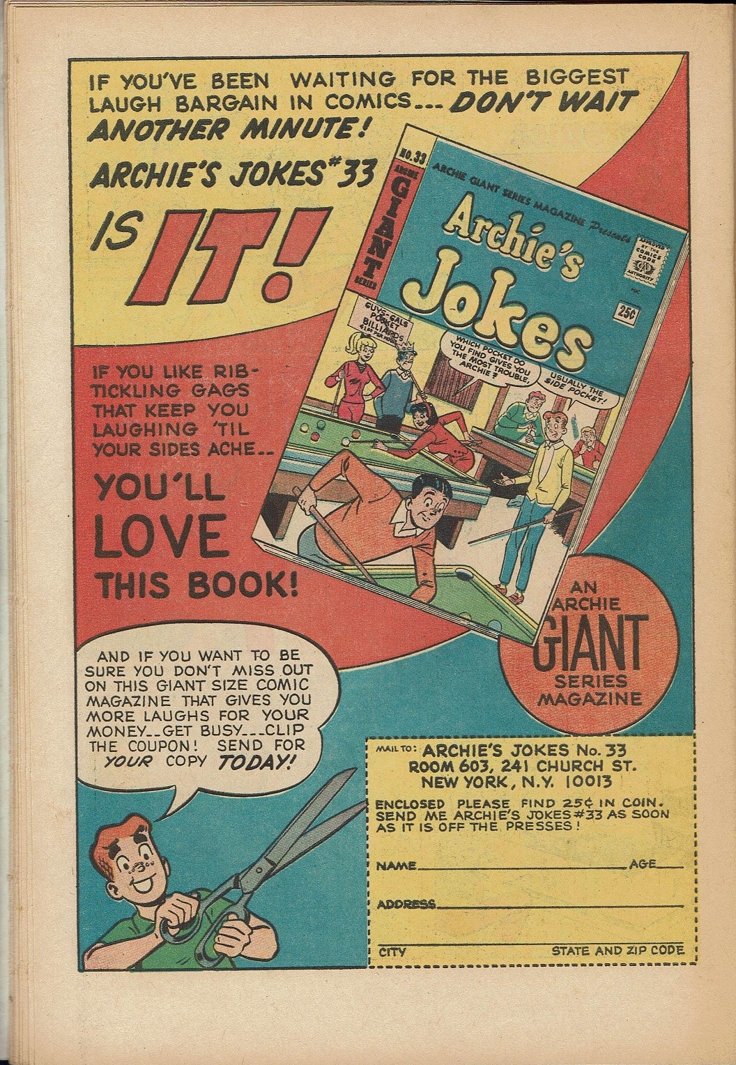 Read online Archie's Joke Book Magazine comic -  Issue #92 - 22
