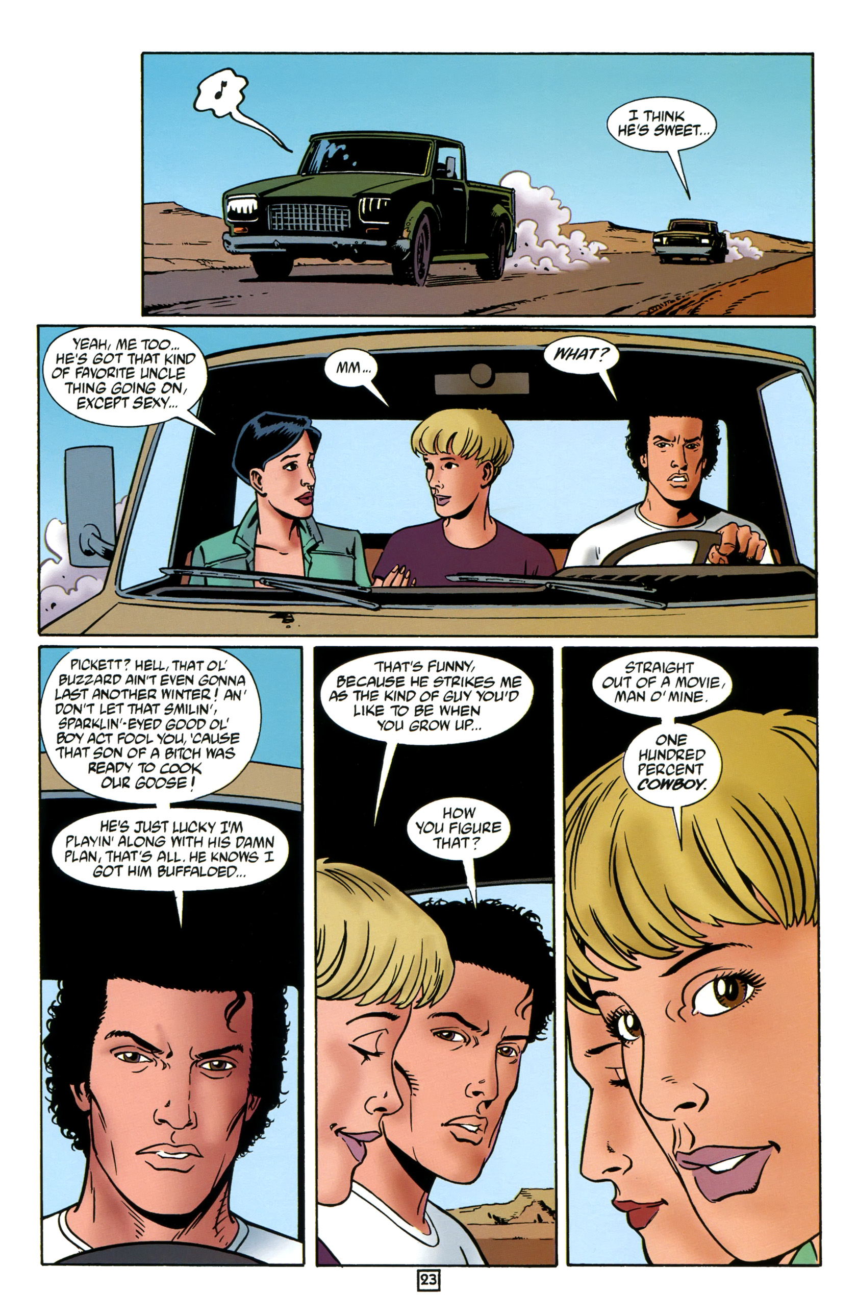 Read online Preacher: Tall in the Saddle comic -  Issue # Full - 25