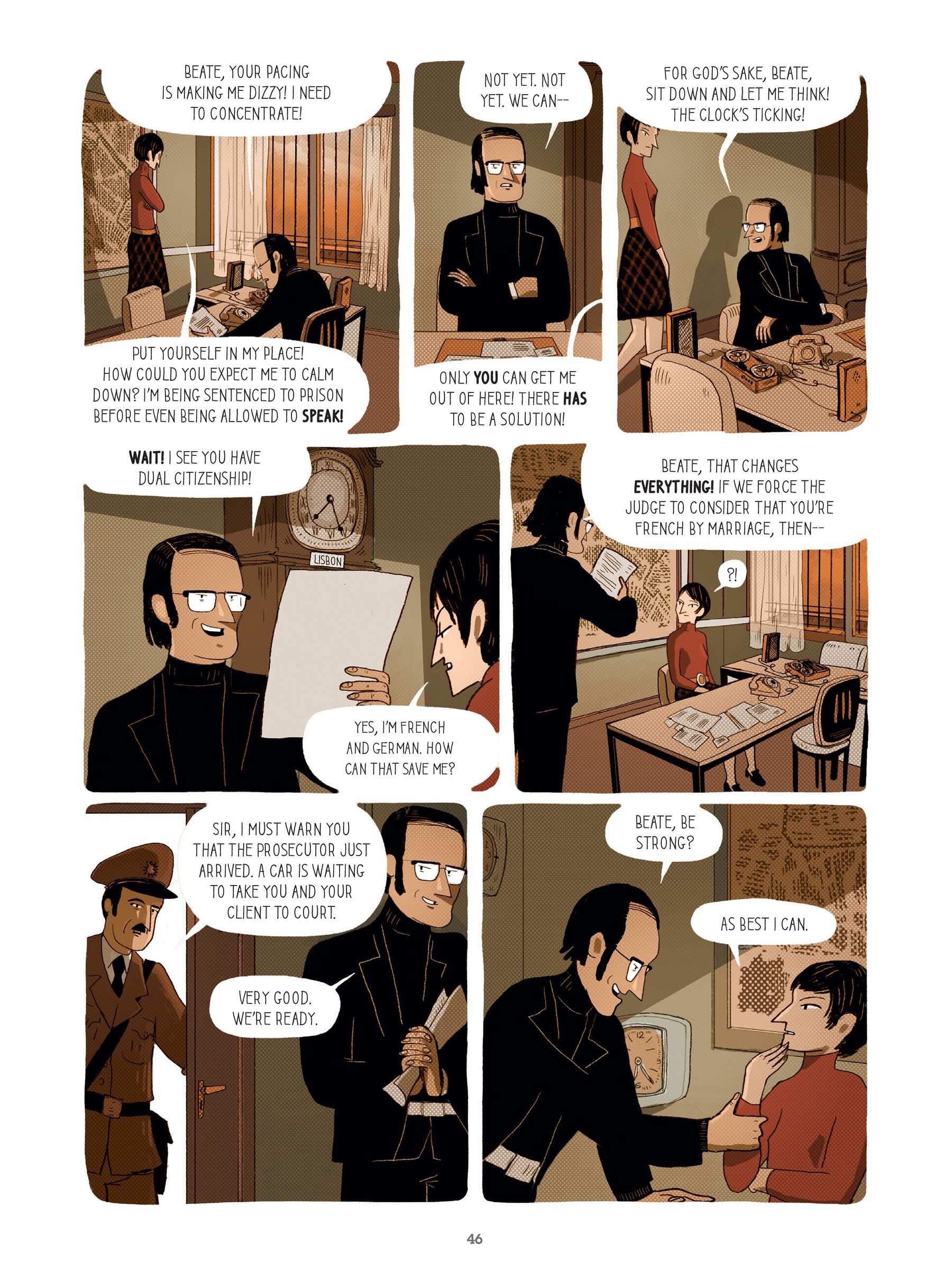 Read online For Justice: The Serge & Beate Klarsfeld Story comic -  Issue # TPB (Part 1) - 46