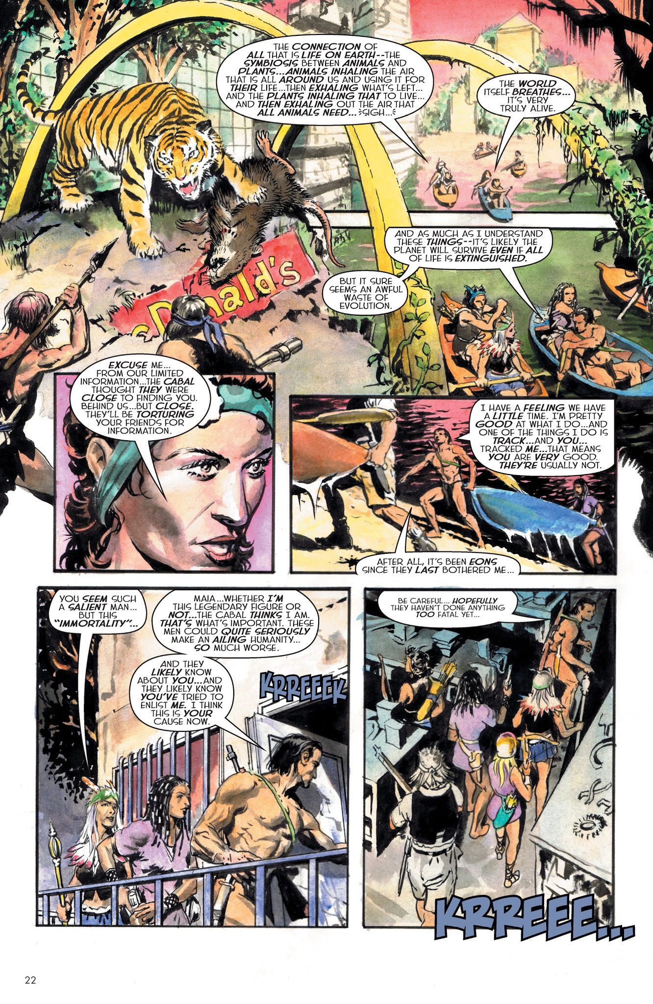 Read online The Once and Future Tarzan comic -  Issue # TPB - 23