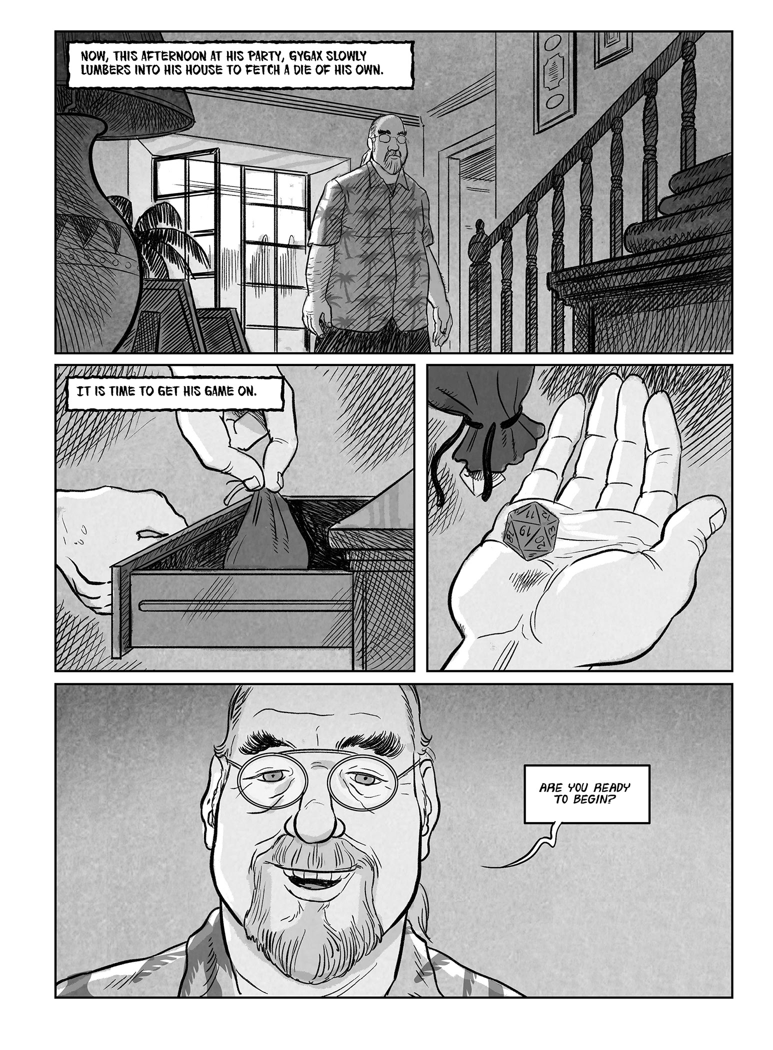 Read online Rise of the Dungeon Master: Gary Gygax and the Creation of D&D comic -  Issue # TPB - 17