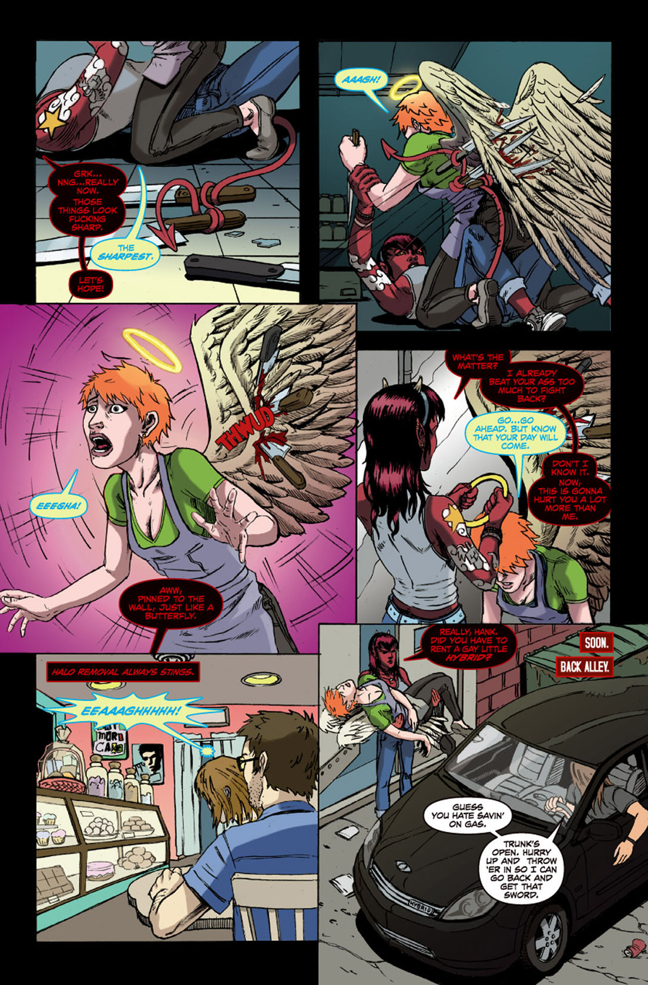 Read online Hack/Slash & Mercy Sparx: A Slice of Hell comic -  Issue #1 - 14