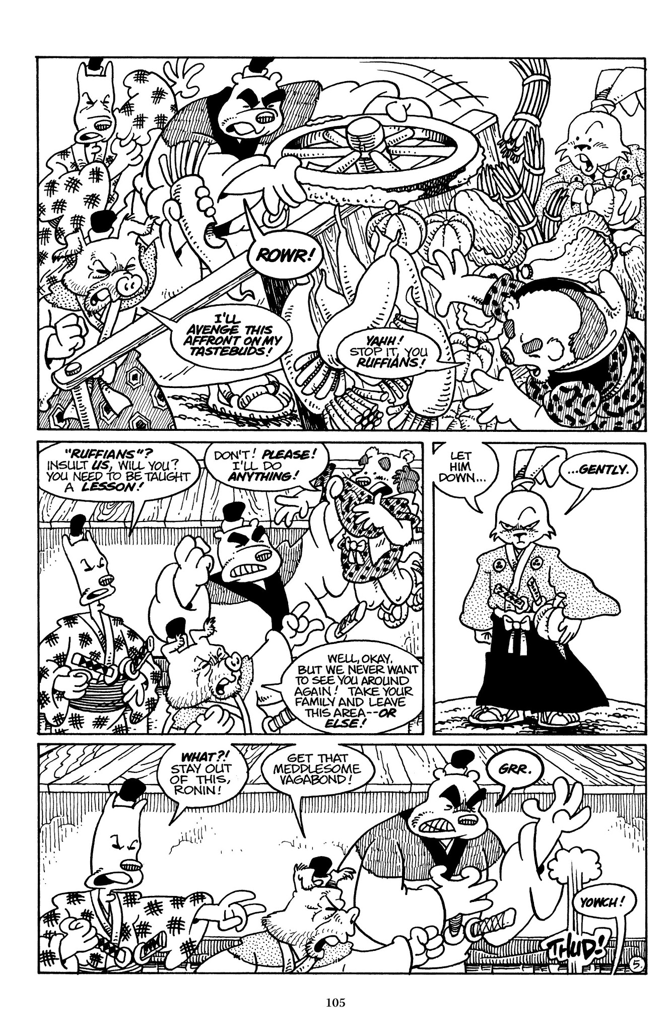 Read online The Usagi Yojimbo Saga comic -  Issue # TPB 1 - 102