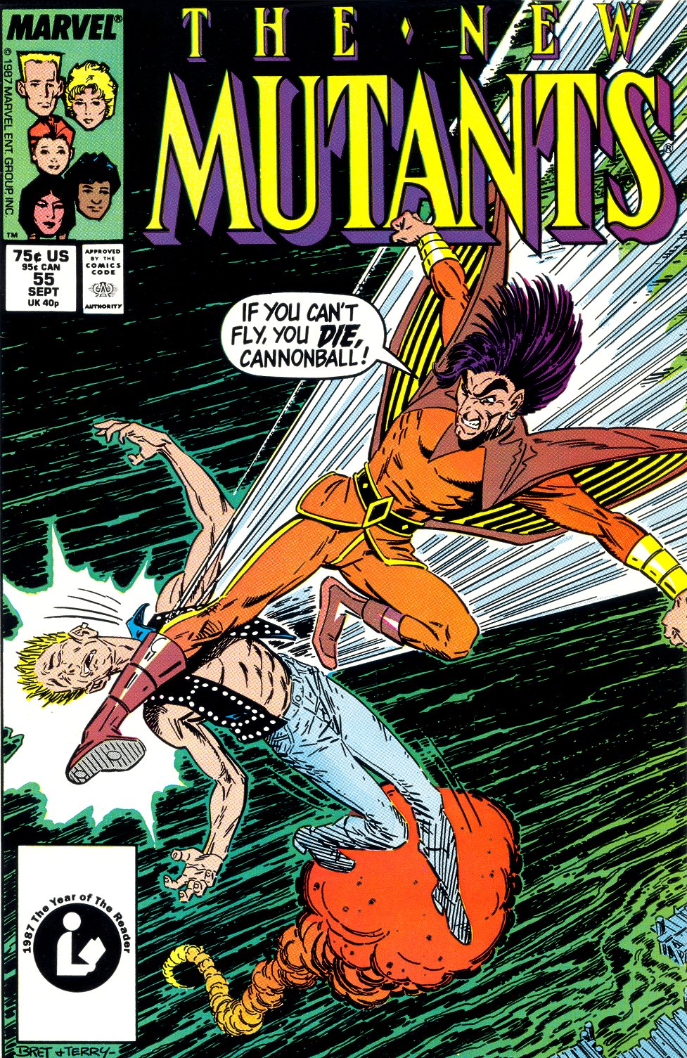 Read online The New Mutants comic -  Issue #55 - 1