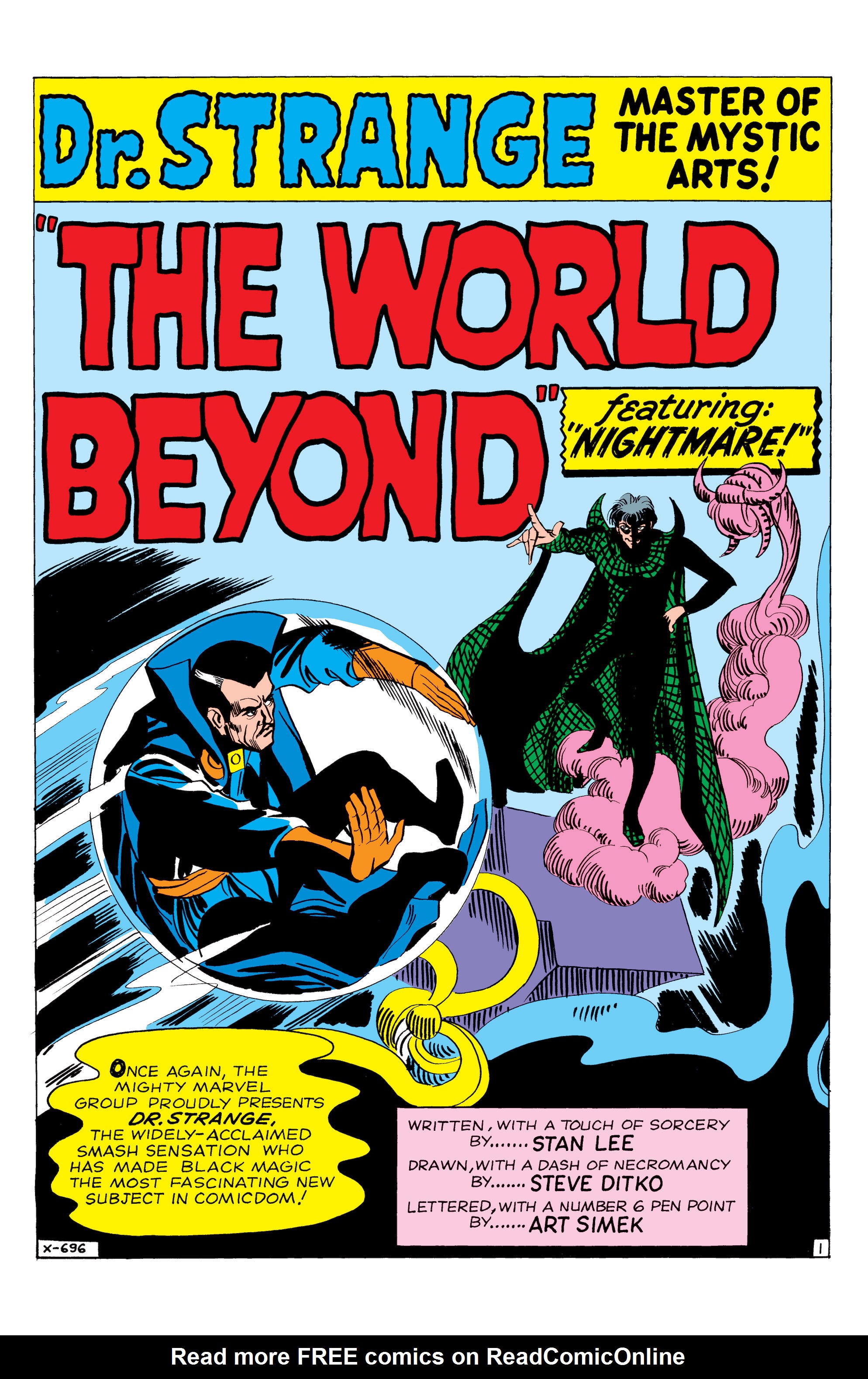 Read online Marvel Masterworks: Doctor Strange comic -  Issue # TPB 1 - 90