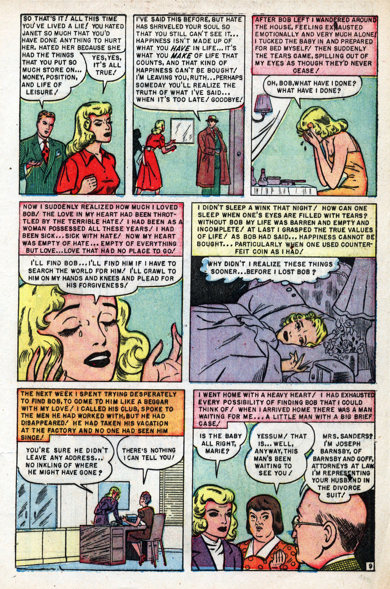 Read online Love Romances comic -  Issue #6 - 11