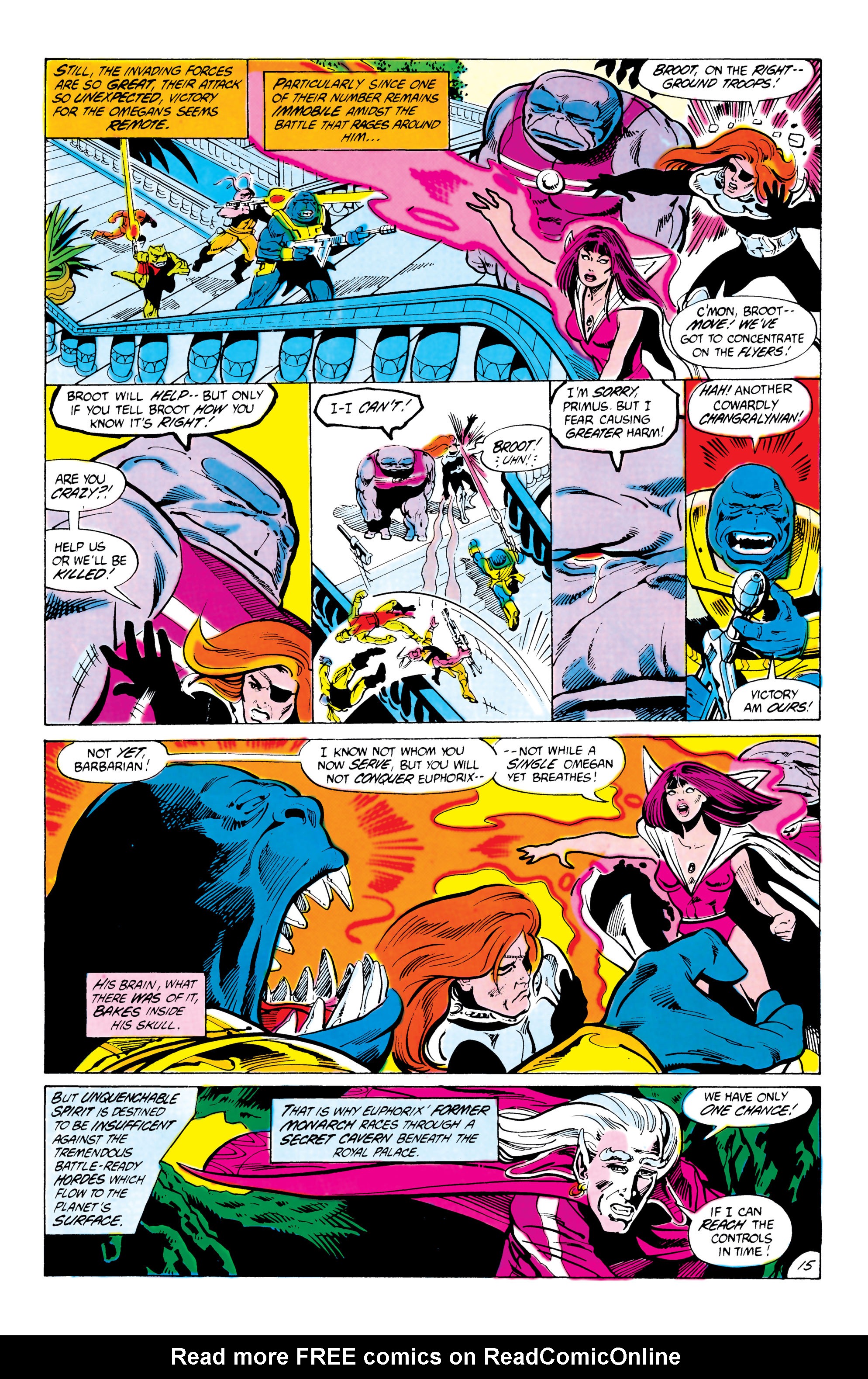 Read online The Omega Men (1983) comic -  Issue #9 - 15