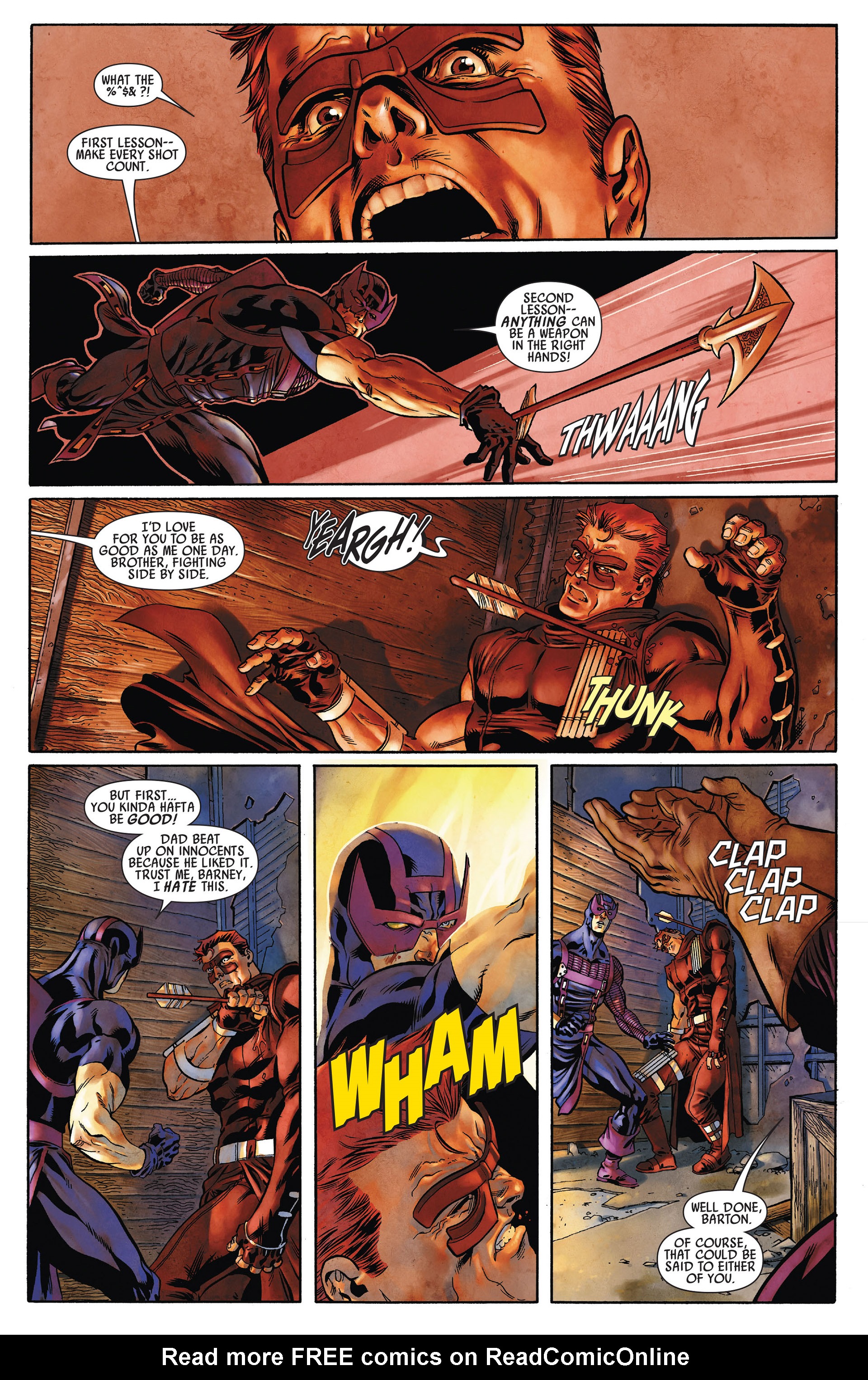 Read online Hawkeye: Blindspot comic -  Issue #4 - 14
