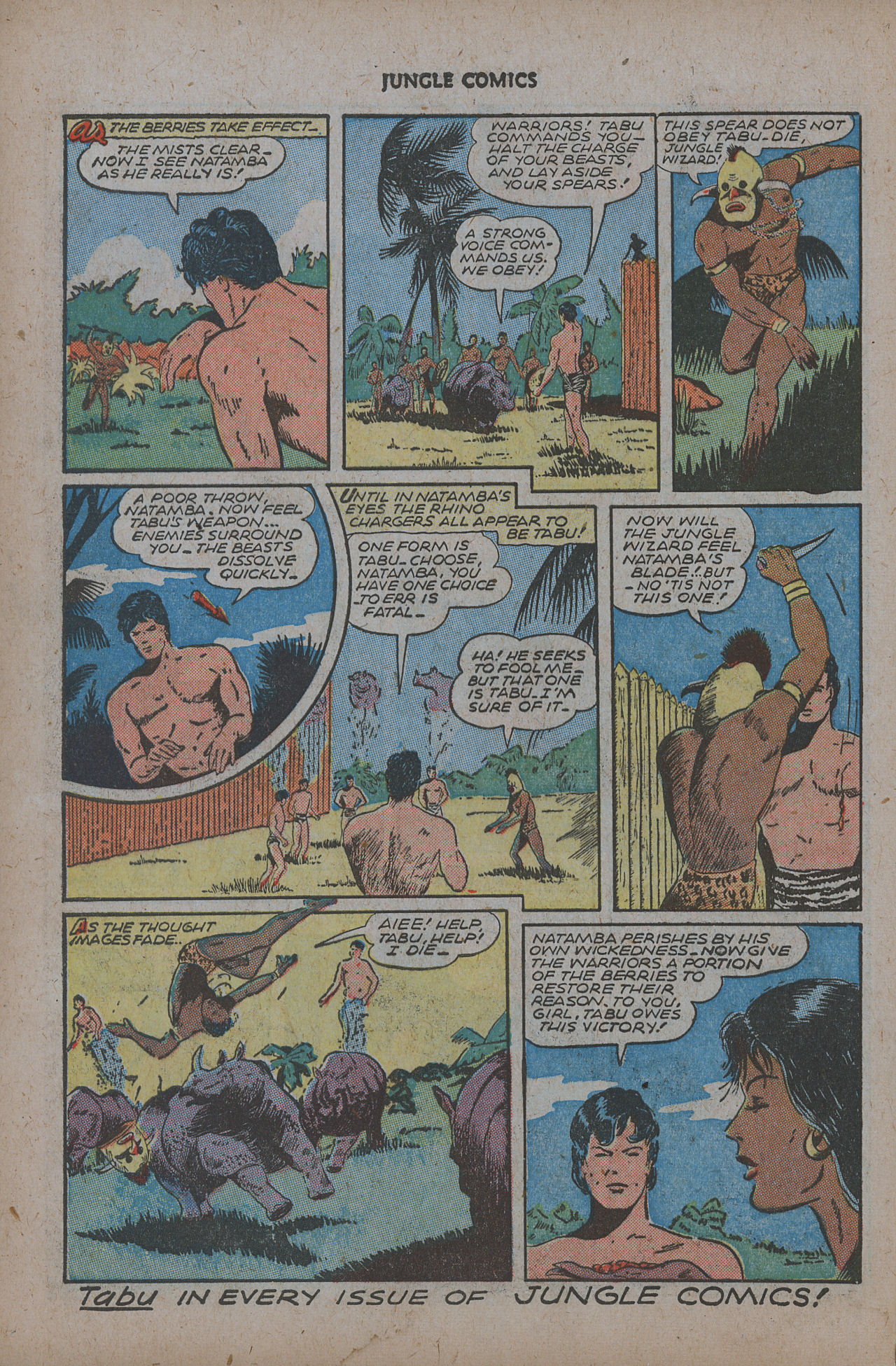 Read online Jungle Comics comic -  Issue #71 - 28