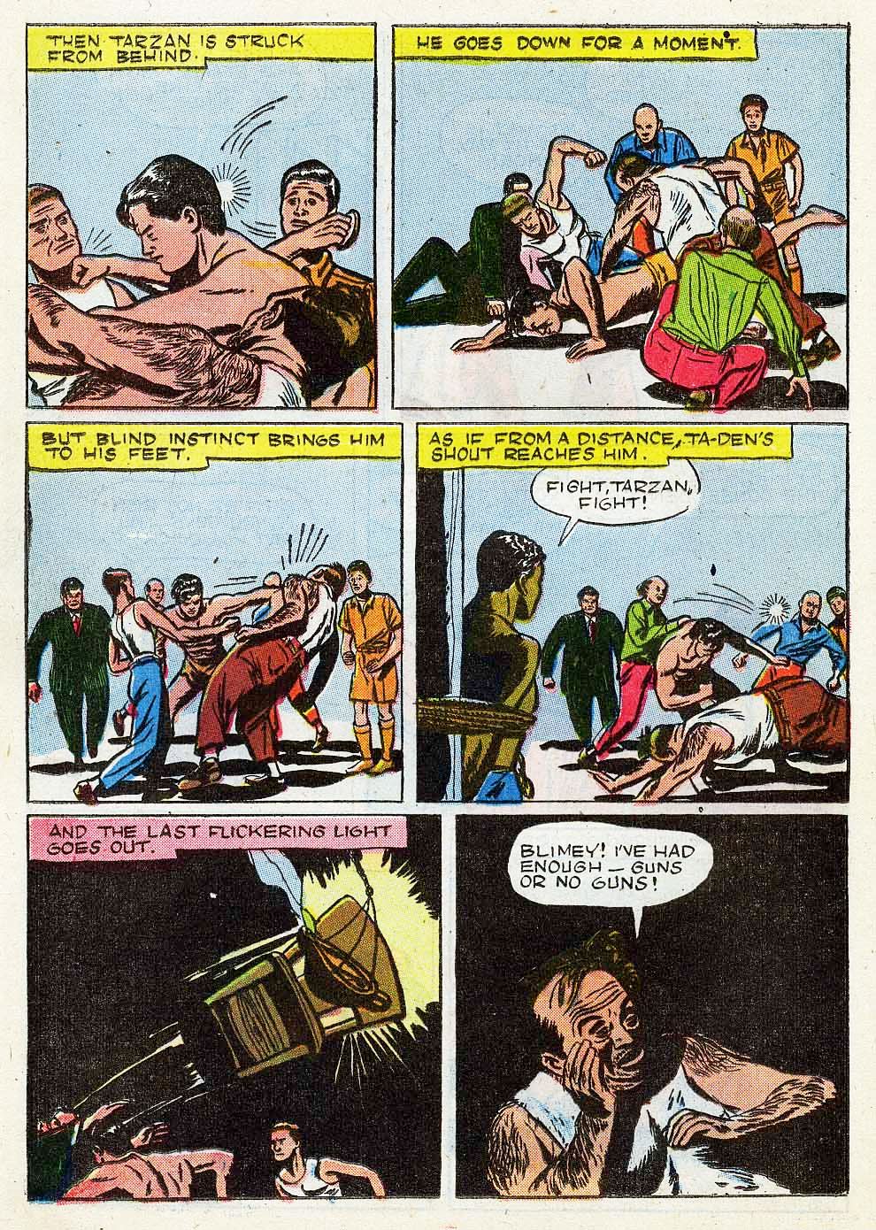 Read online Tarzan (1948) comic -  Issue #16 - 24