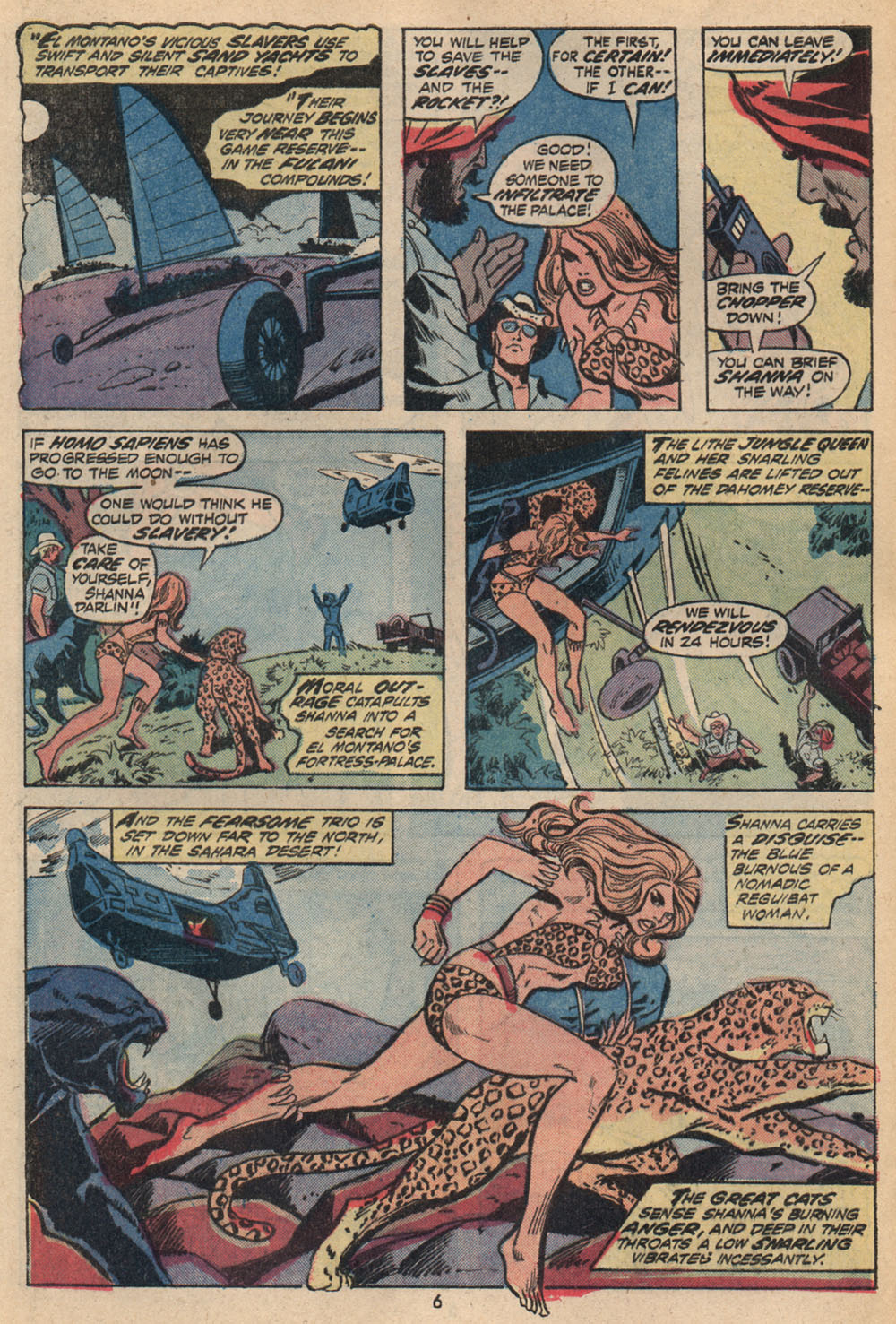 Read online Shanna, the She-Devil (1972) comic -  Issue #2 - 6
