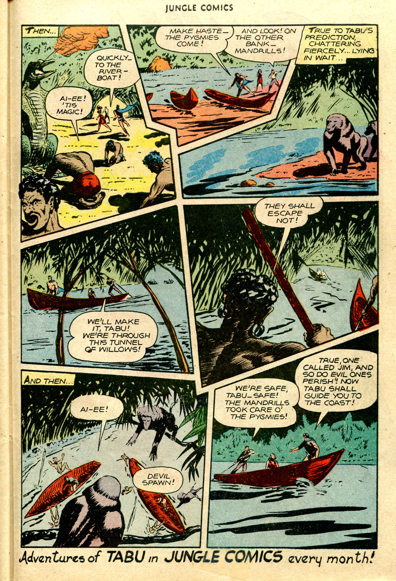 Read online Jungle Comics comic -  Issue #86 - 42