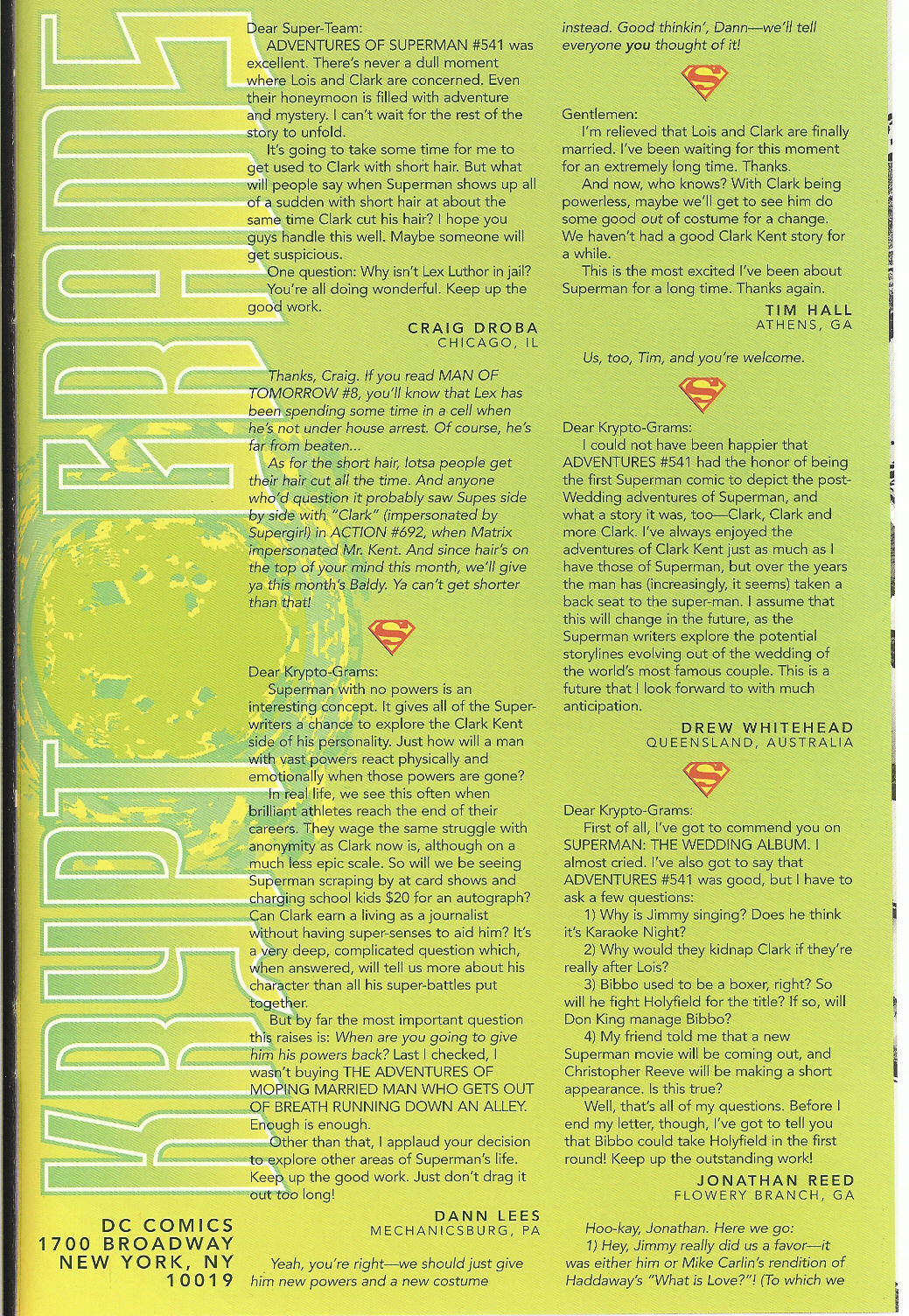 Read online Adventures of Superman (1987) comic -  Issue #546 - 24