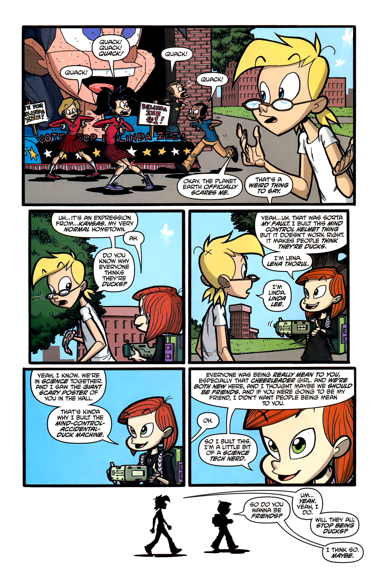 Read online Supergirl: Cosmic Adventures in the 8th Grade comic -  Issue #2 - 21