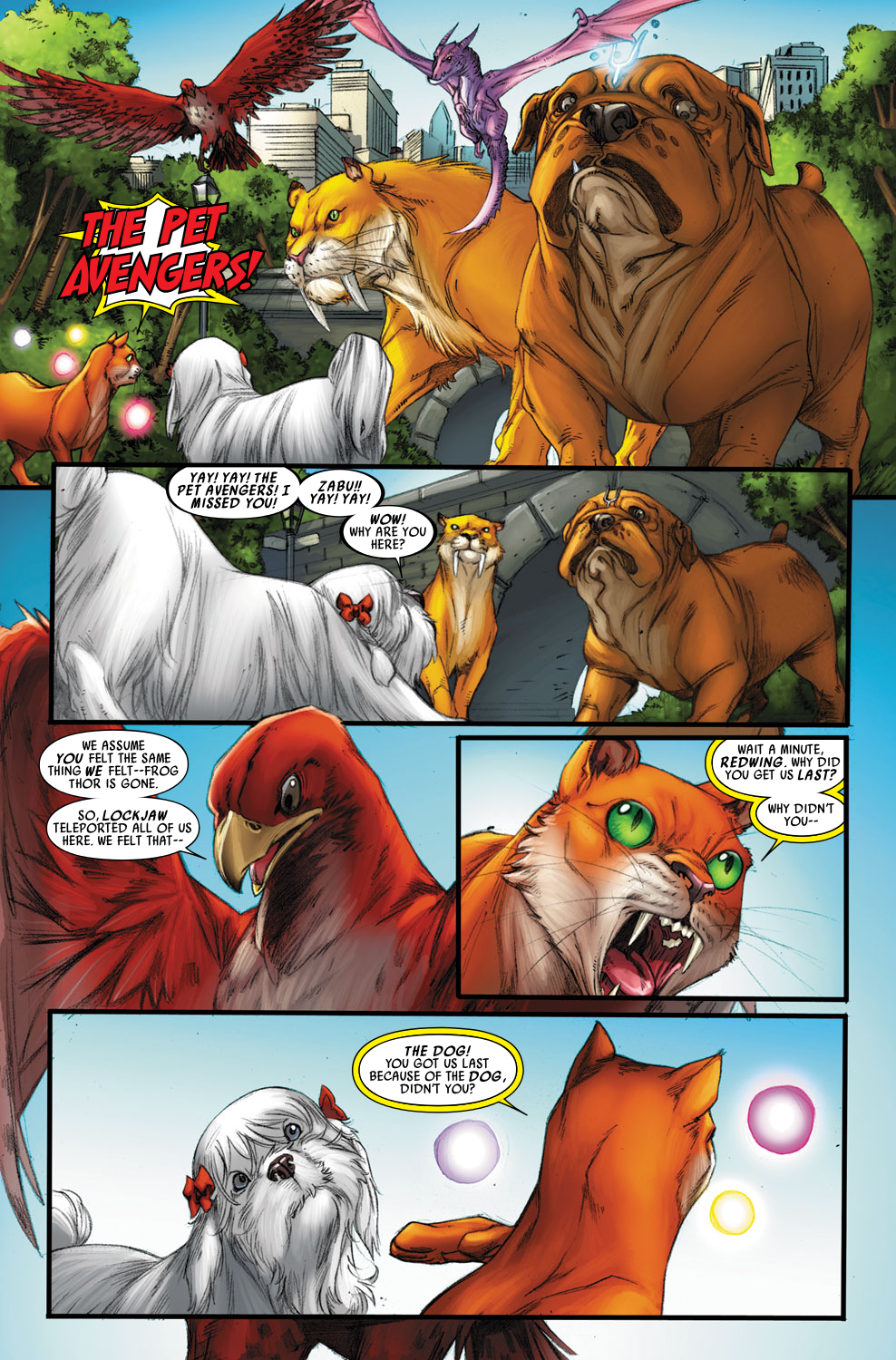 Read online Lockjaw And The Pet Avengers Unleashed comic -  Issue #1 - 13