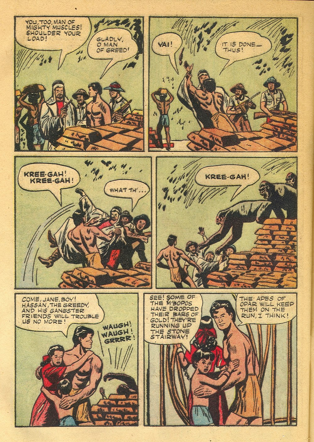 Read online Tarzan (1948) comic -  Issue #5 - 28