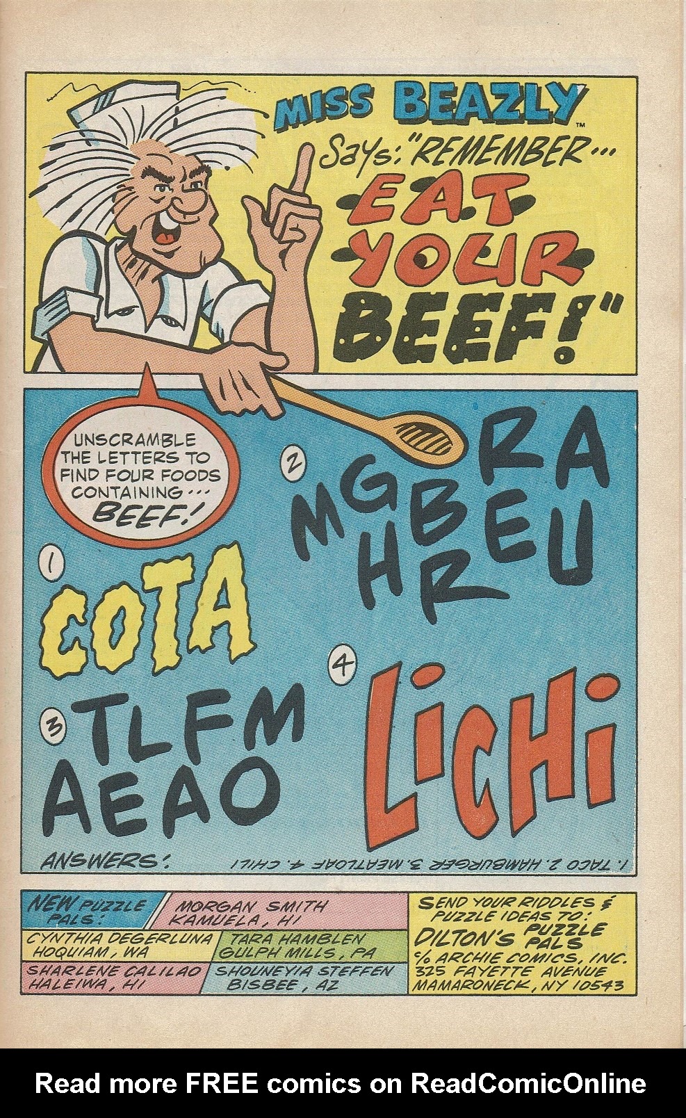 Read online Archie Giant Series Magazine comic -  Issue #596 - 27