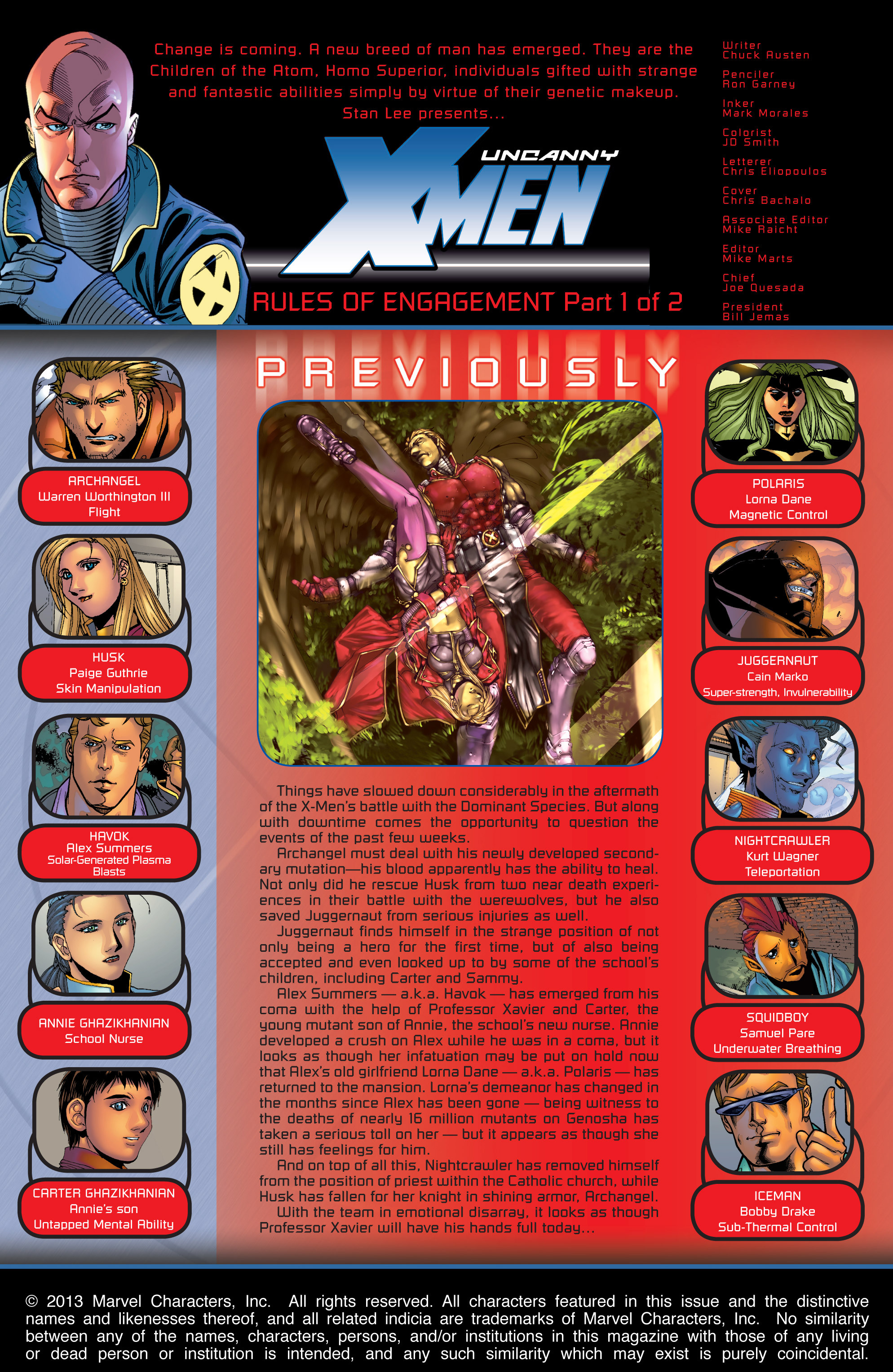 Read online Uncanny X-Men (1963) comic -  Issue #421 - 2