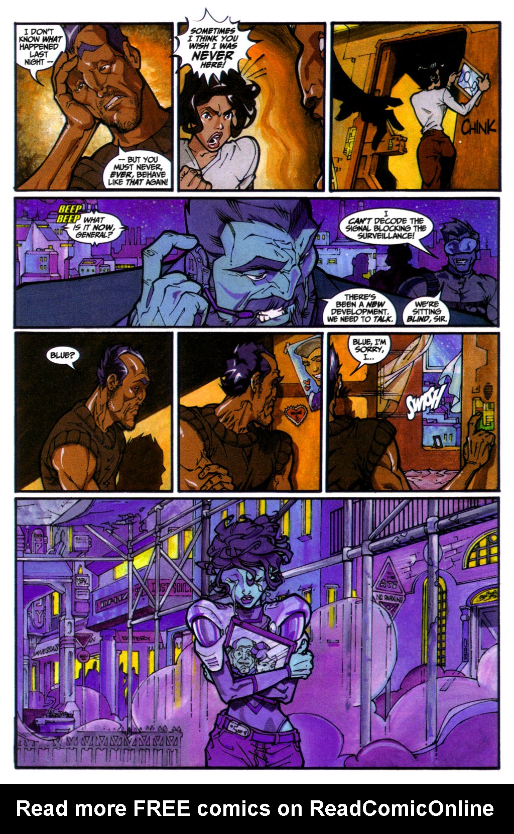 Read online Blue comic -  Issue #2 - 14