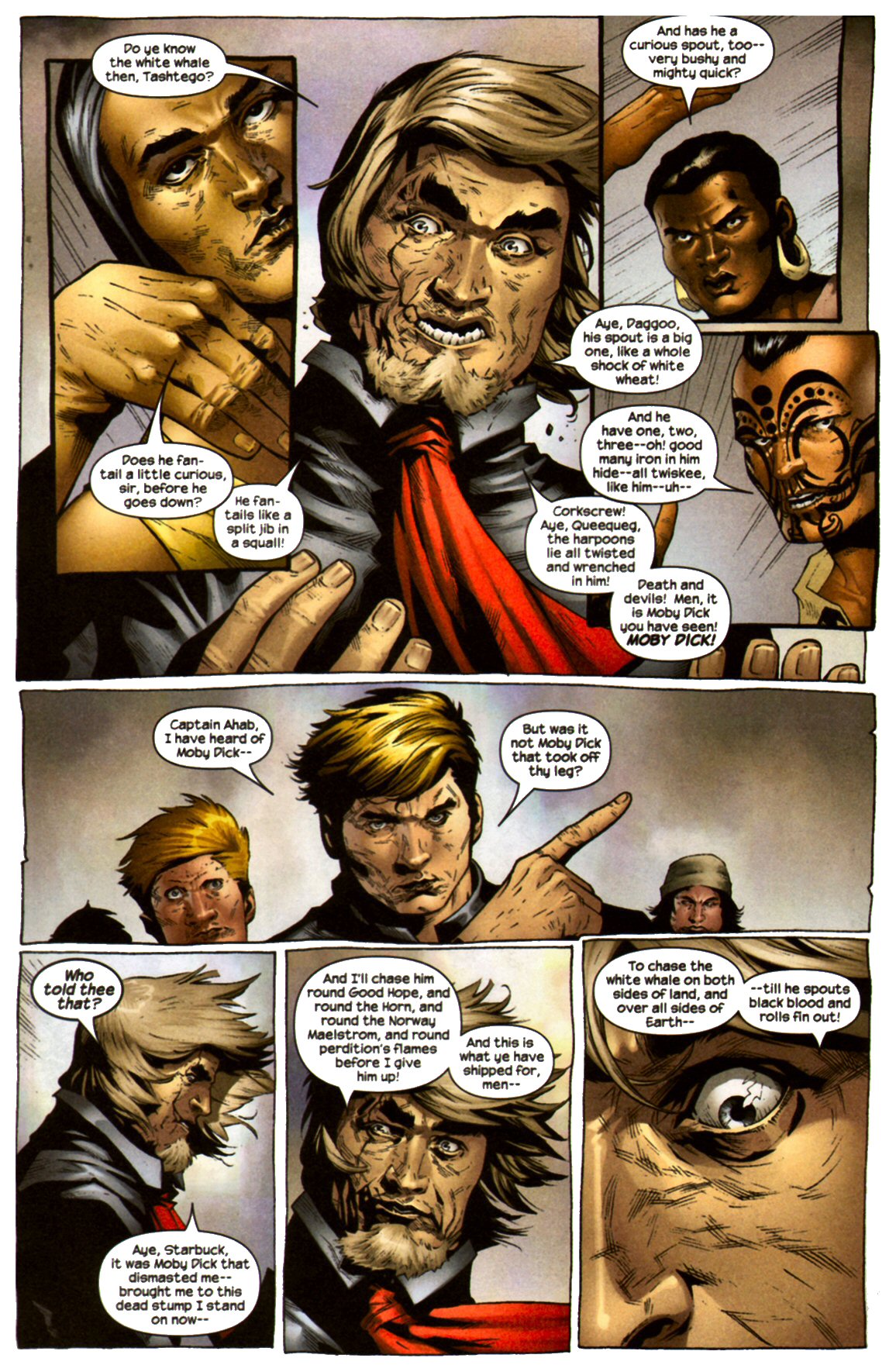 Read online Marvel Illustrated: Moby Dick comic -  Issue # TPB - 35