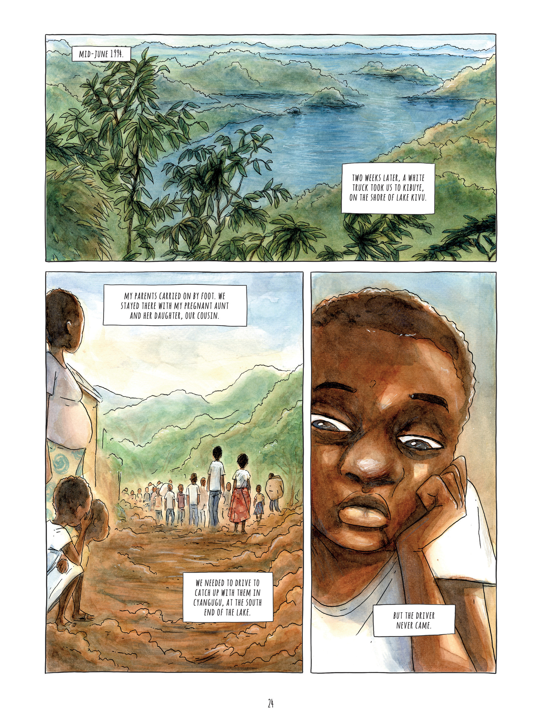 Read online Alice on the Run: One Child's Journey Through the Rwandan Civil War comic -  Issue # TPB - 23