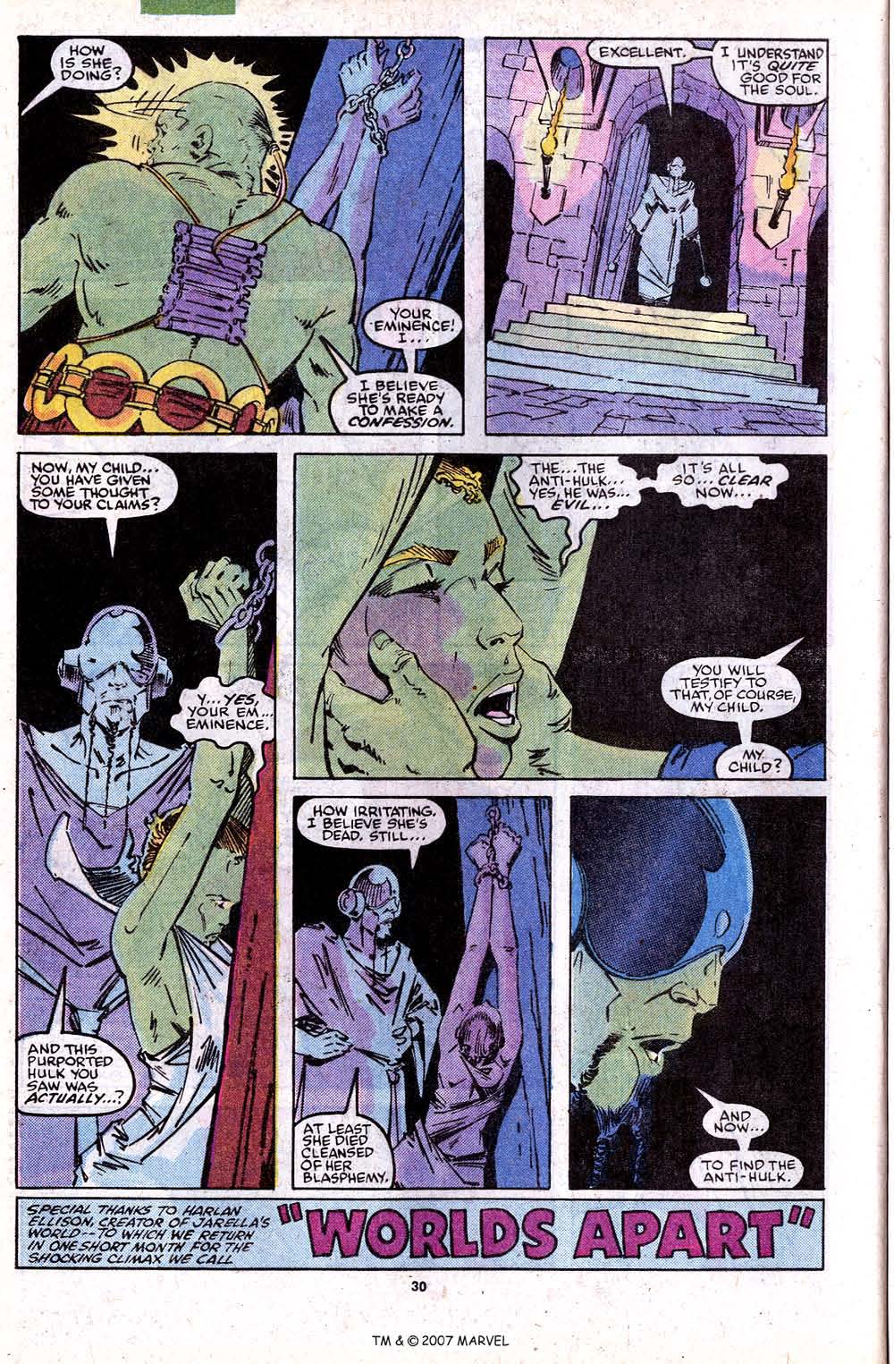 Read online The Incredible Hulk (1968) comic -  Issue #351 - 32