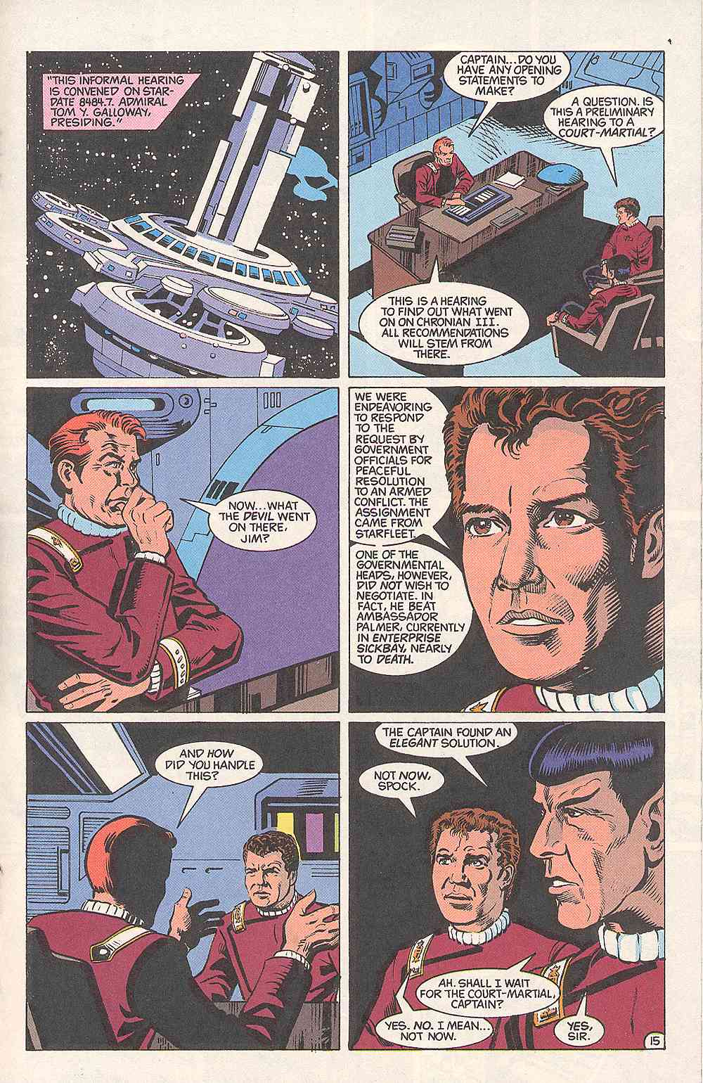 Read online Star Trek (1989) comic -  Issue #4 - 18
