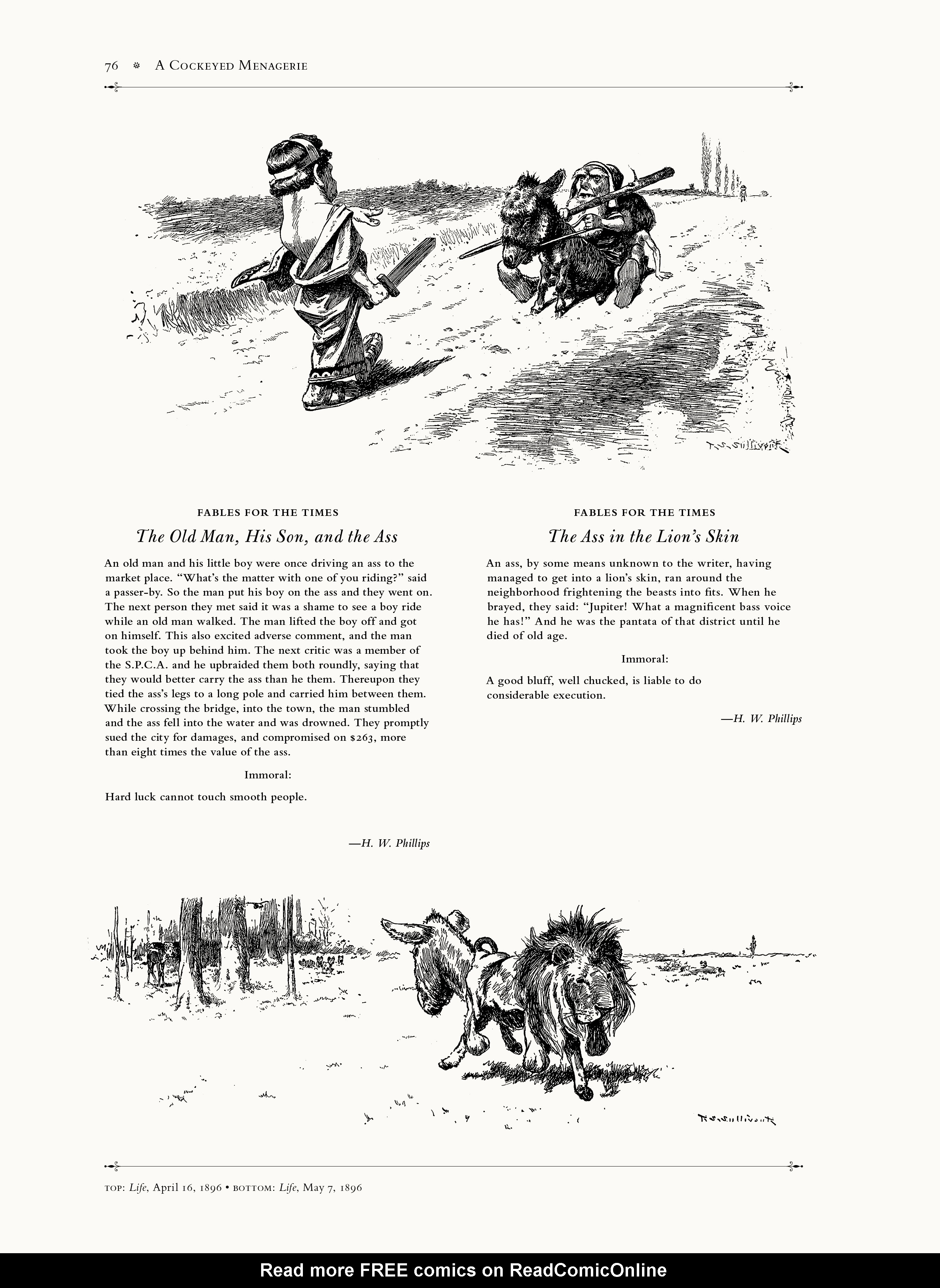 Read online A Cockeyed Menagerie: The Drawings of T.S. Sullivant comic -  Issue # TPB (Part 1) - 94