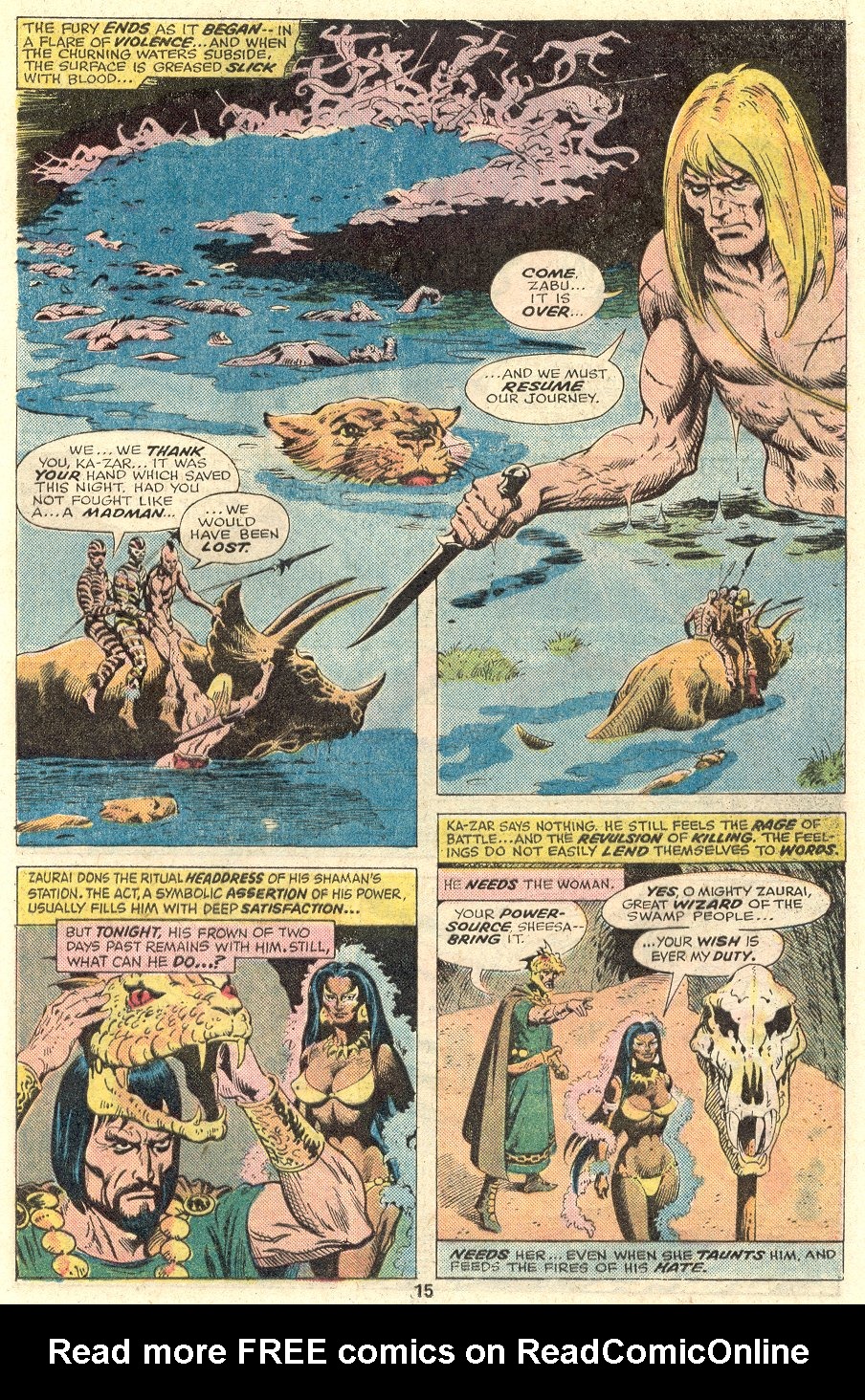 Read online Ka-Zar comic -  Issue #12 - 10