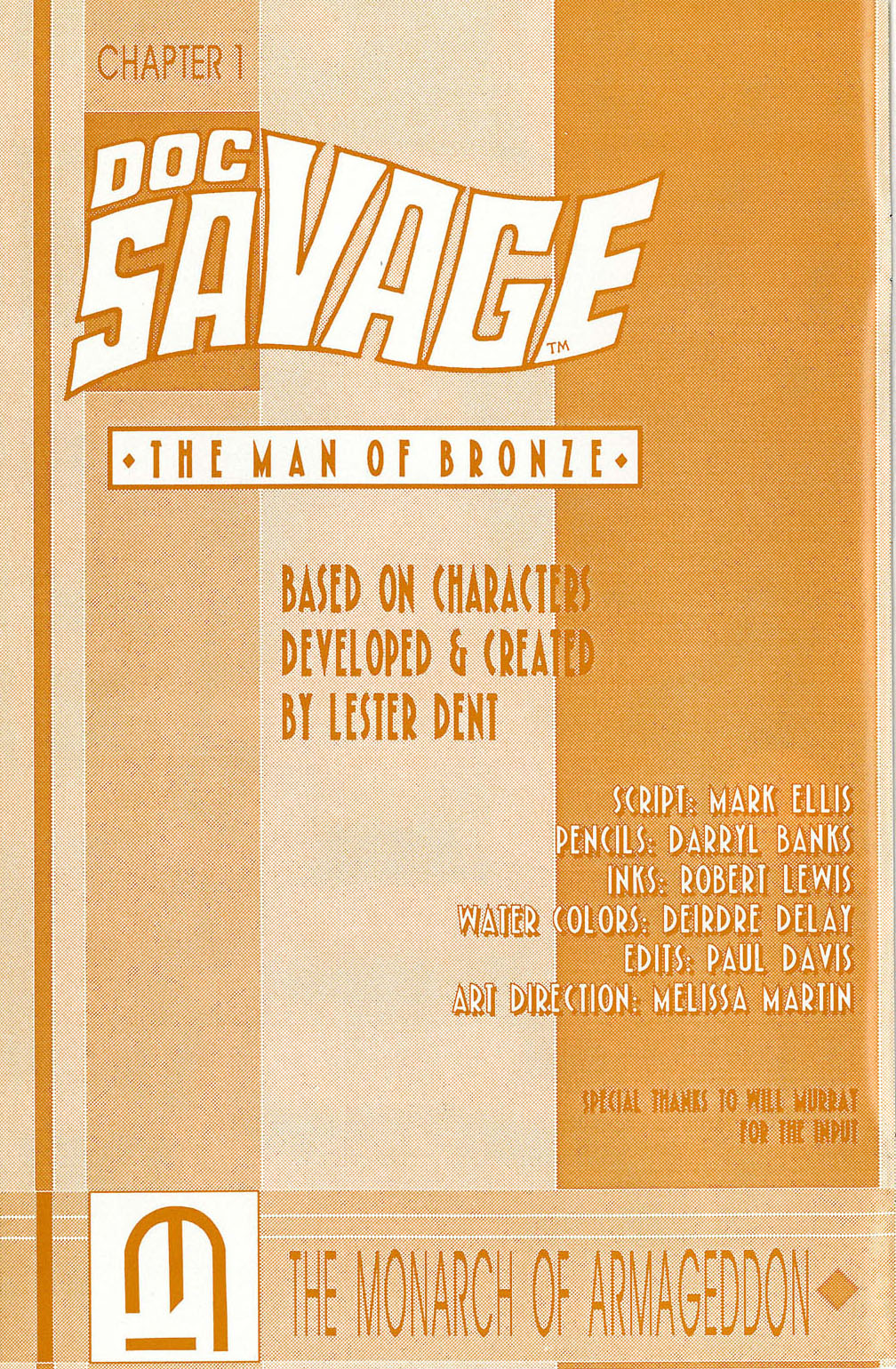Read online Doc Savage: The Man of Bronze comic -  Issue #1 - 2