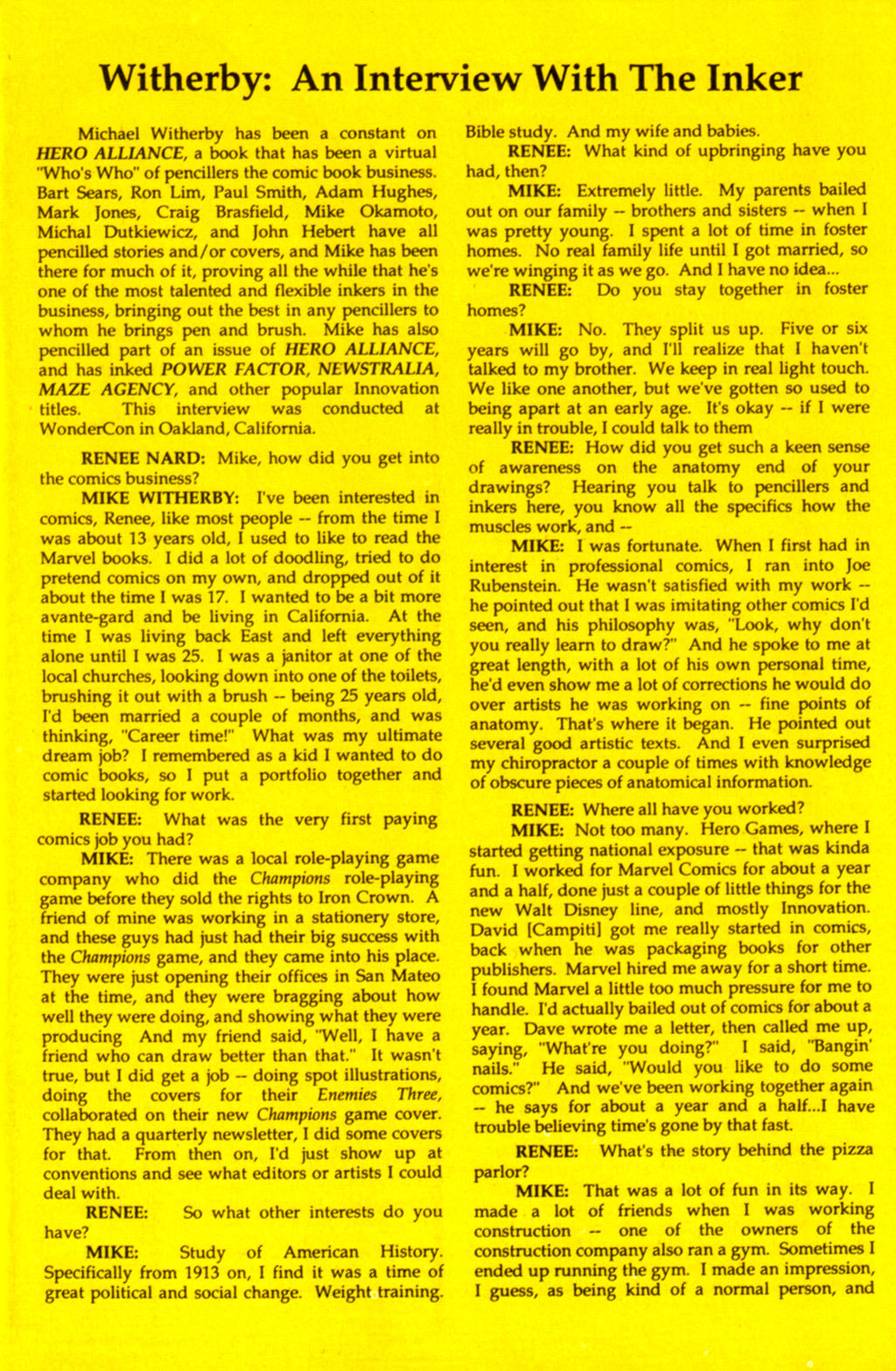 Read online Hero Alliance (1989) comic -  Issue #11 - 11