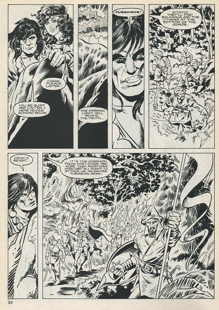 Read online The Savage Sword Of Conan comic -  Issue #131 - 34
