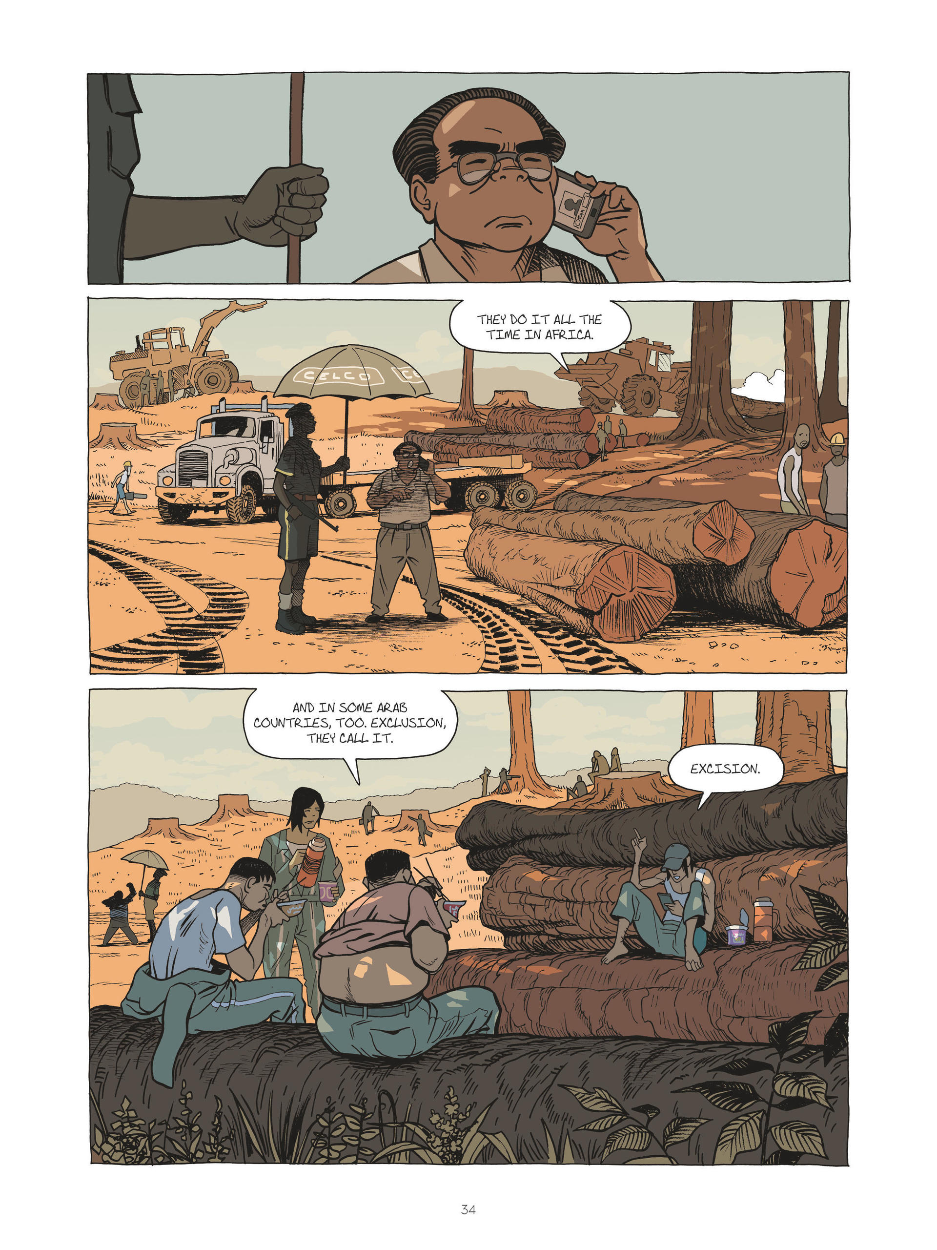 Read online Zidrou-Beuchot's African Trilogy comic -  Issue # TPB 3 - 34