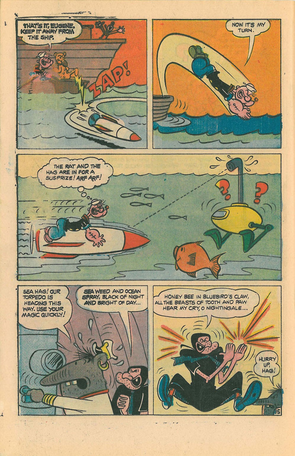 Read online Popeye (1948) comic -  Issue #122 - 20