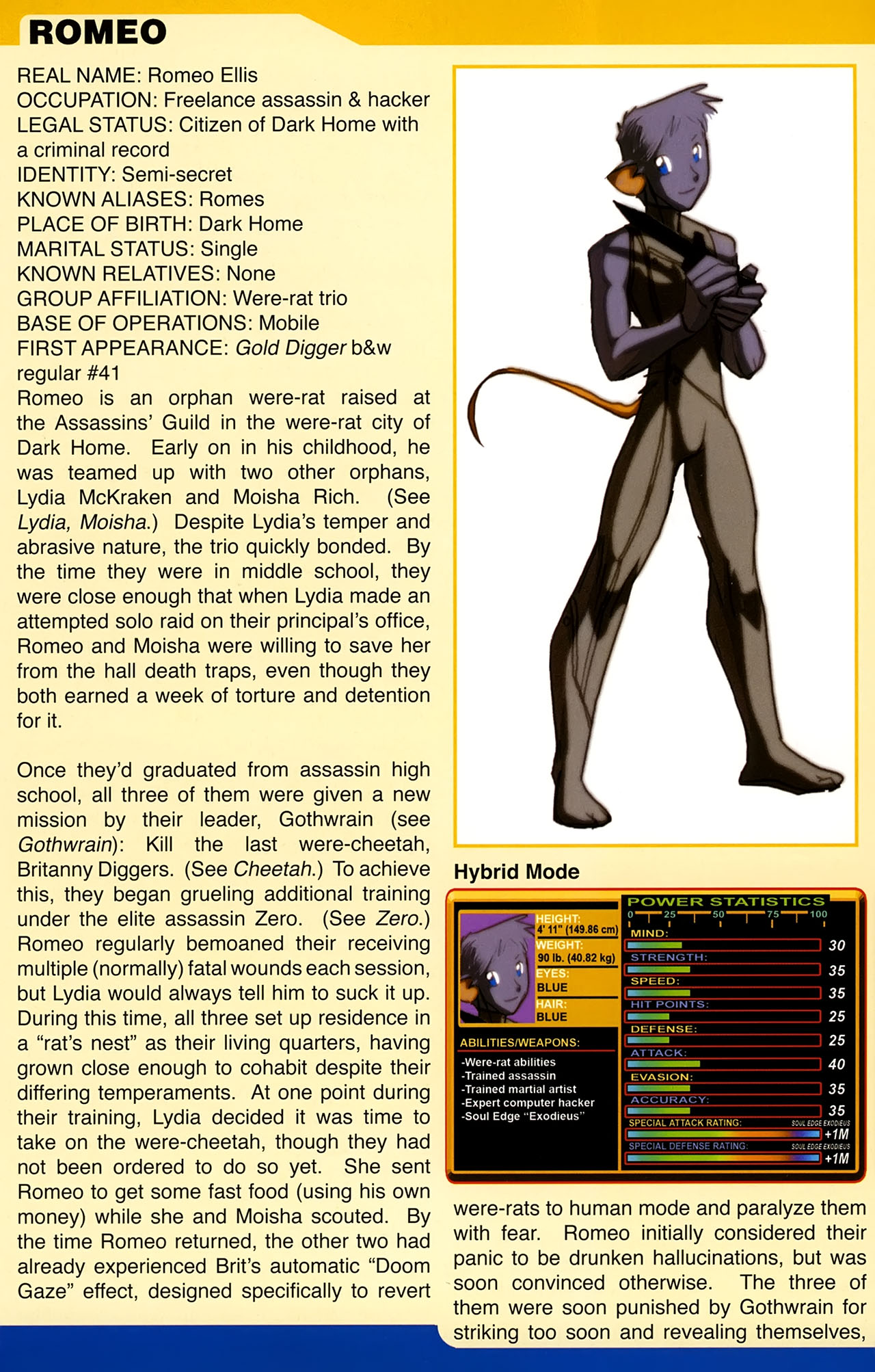 Read online Gold Digger Sourcebook: The Official Handbook of the GD Universe comic -  Issue #11 - 31