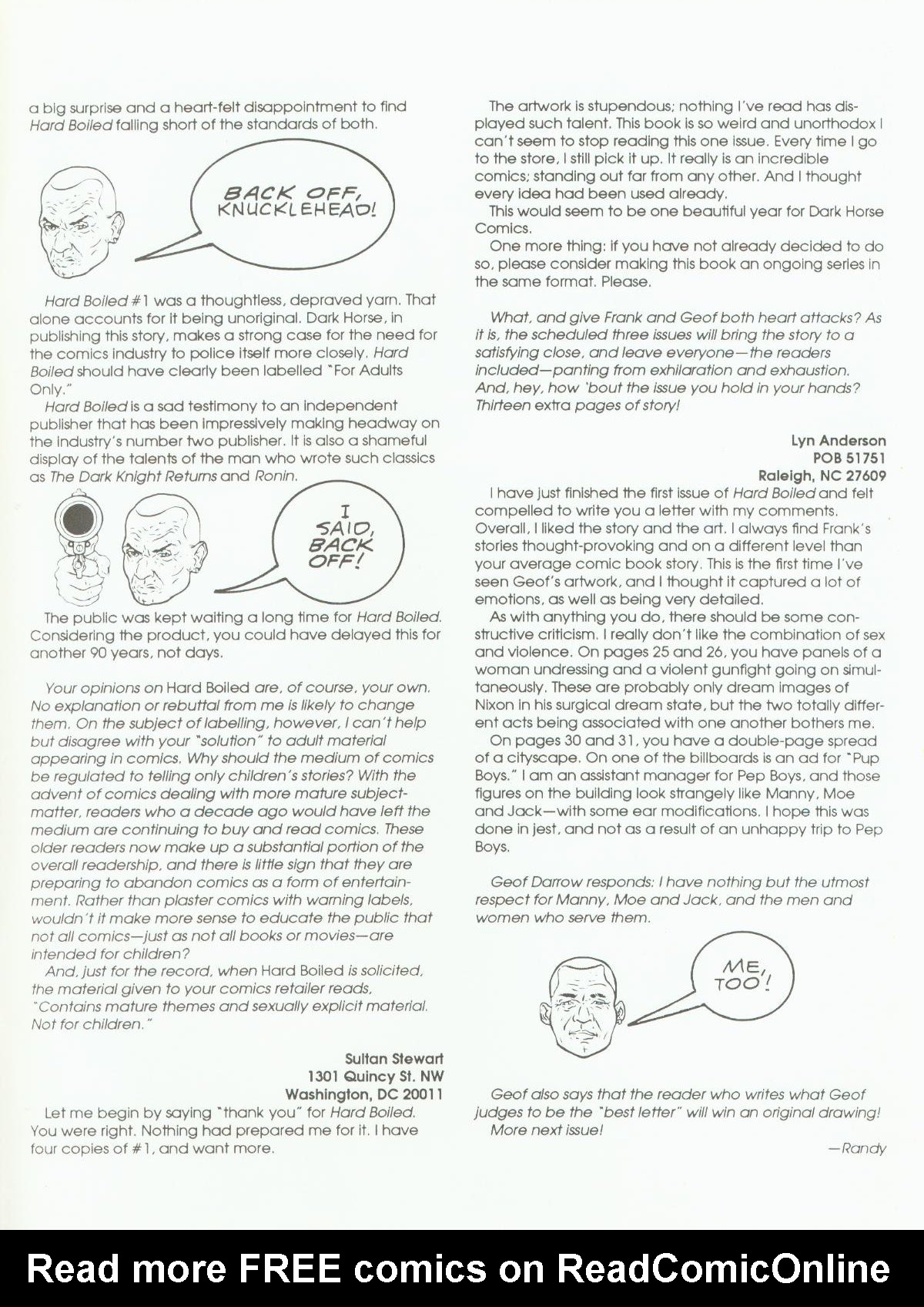 Read online Hard Boiled comic -  Issue #2 - 49