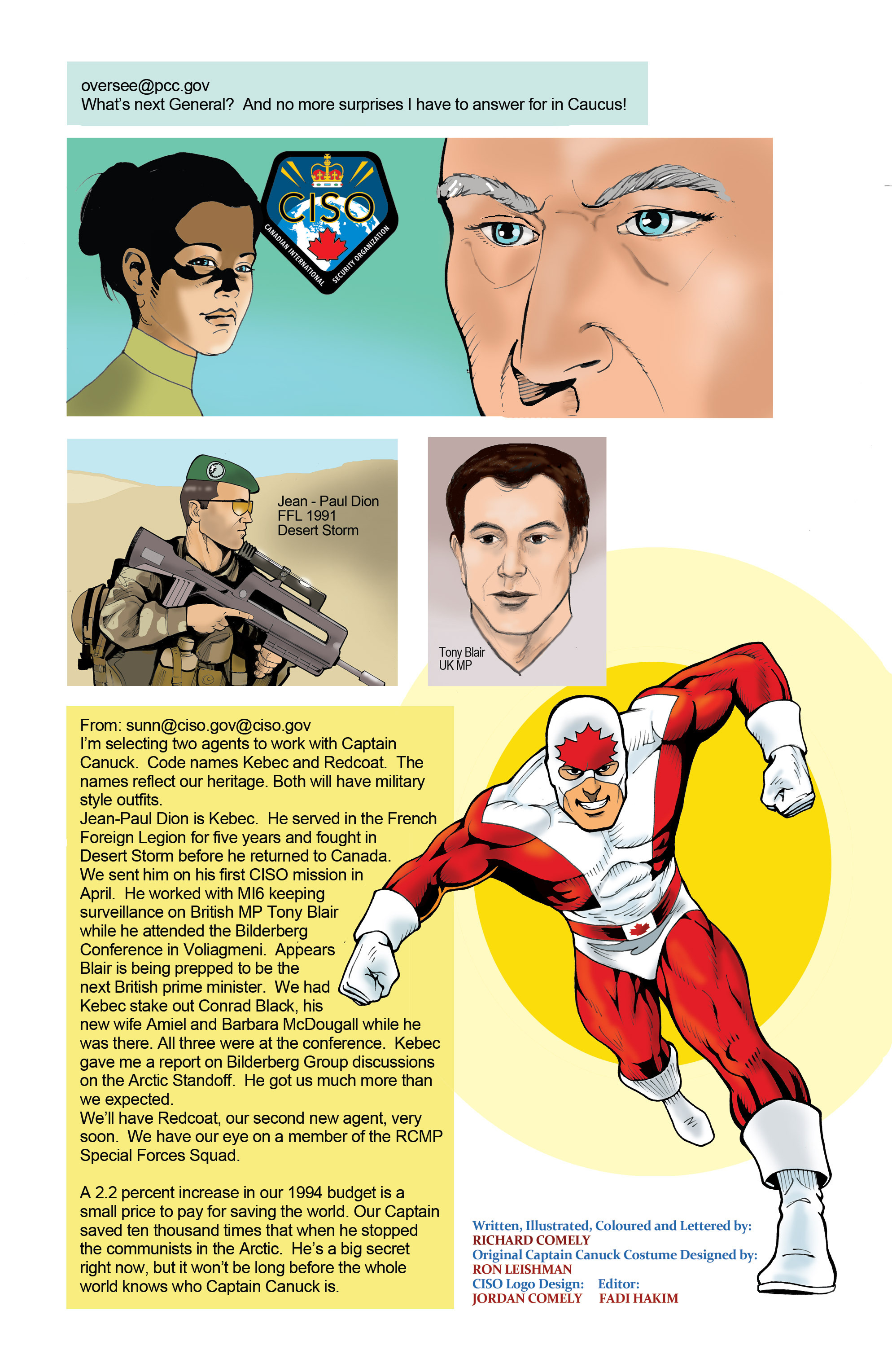 Read online Chapterhouse Archives: Captain Canuck comic -  Issue #1 - 25