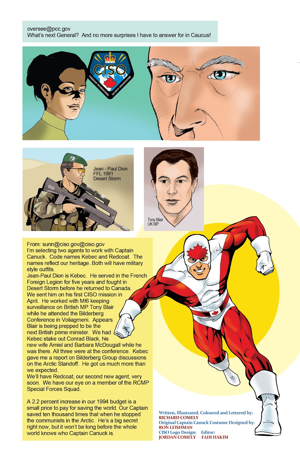 Chapterhouse Archives: Captain Canuck issue 1 - Page 25