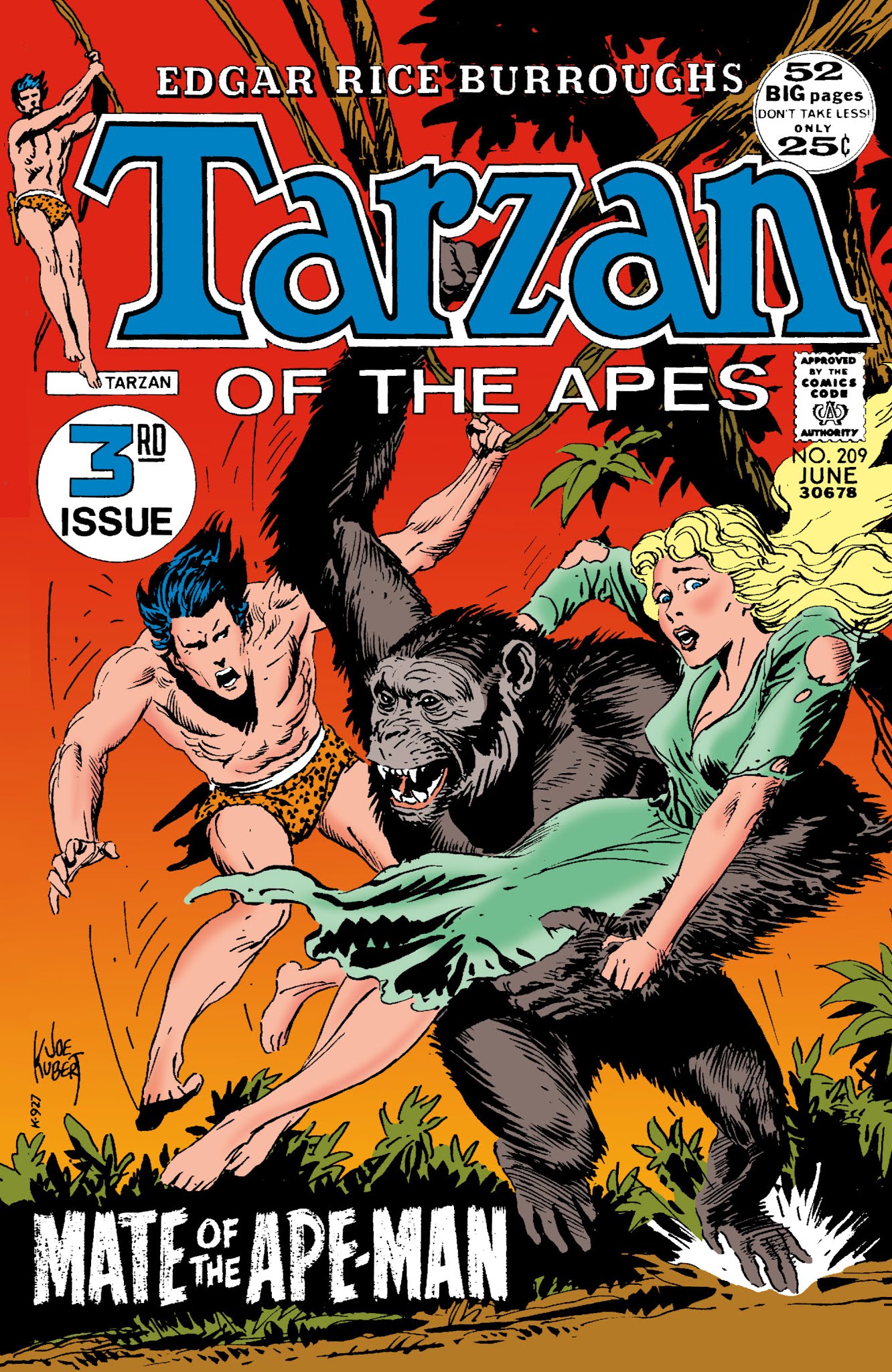 Read online Edgar Rice Burroughs' Tarzan The Joe Kubert Years comic -  Issue # TPB 1 (Part 1) - 64