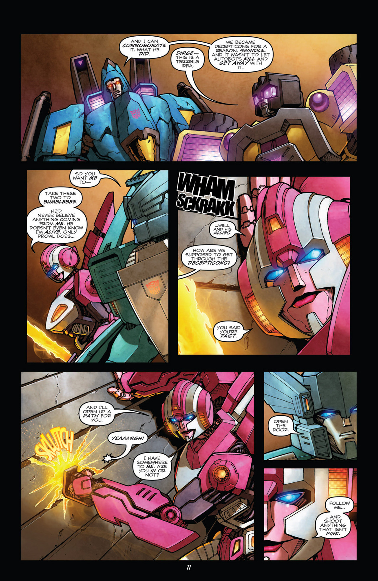 Read online Transformers: Robots In Disguise (2012) comic -  Issue #13 - 13