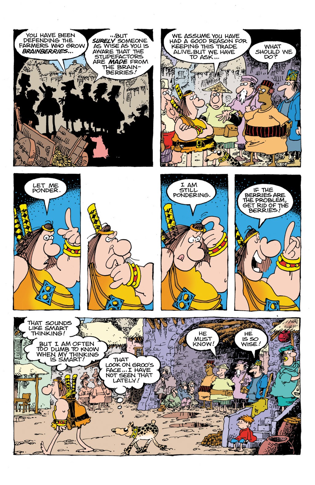 Read online Sergio Aragonés' Groo: The Most Intelligent Man In The World comic -  Issue # TPB - 81
