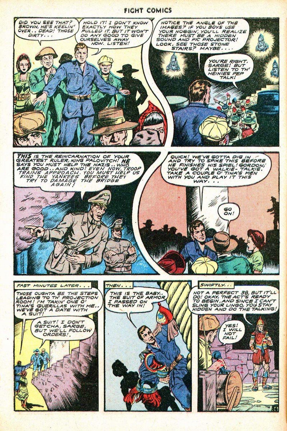 Read online Fight Comics comic -  Issue #36 - 8