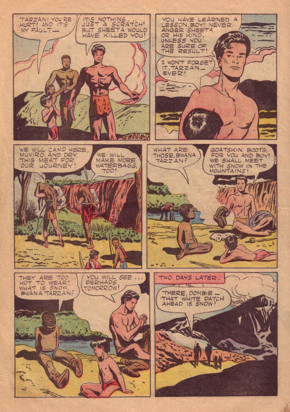 Read online Tarzan (1948) comic -  Issue #8 - 6